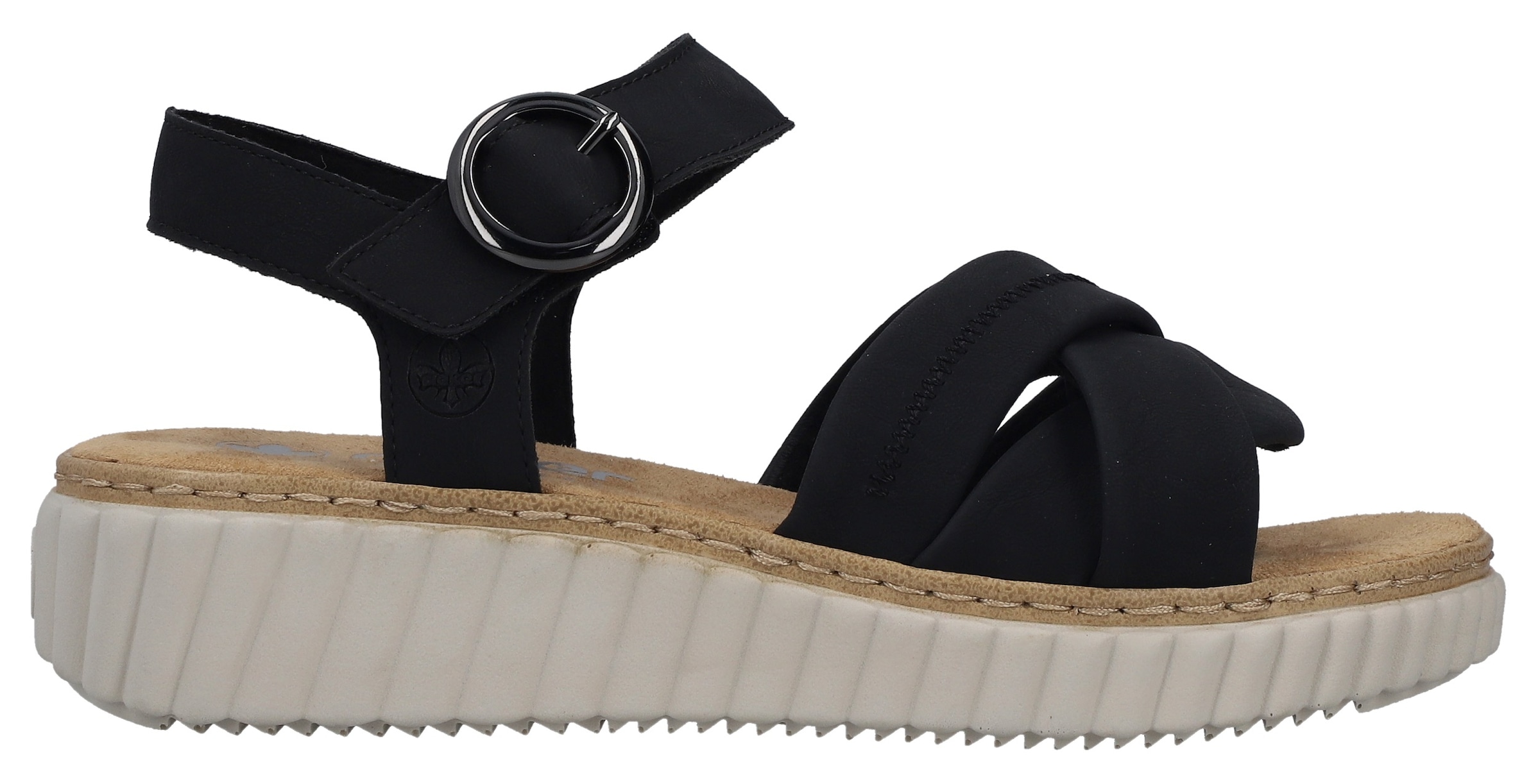 Rieker Sandale  Sommerschuh, Urlaubsschuh mit Überkreuzbangen