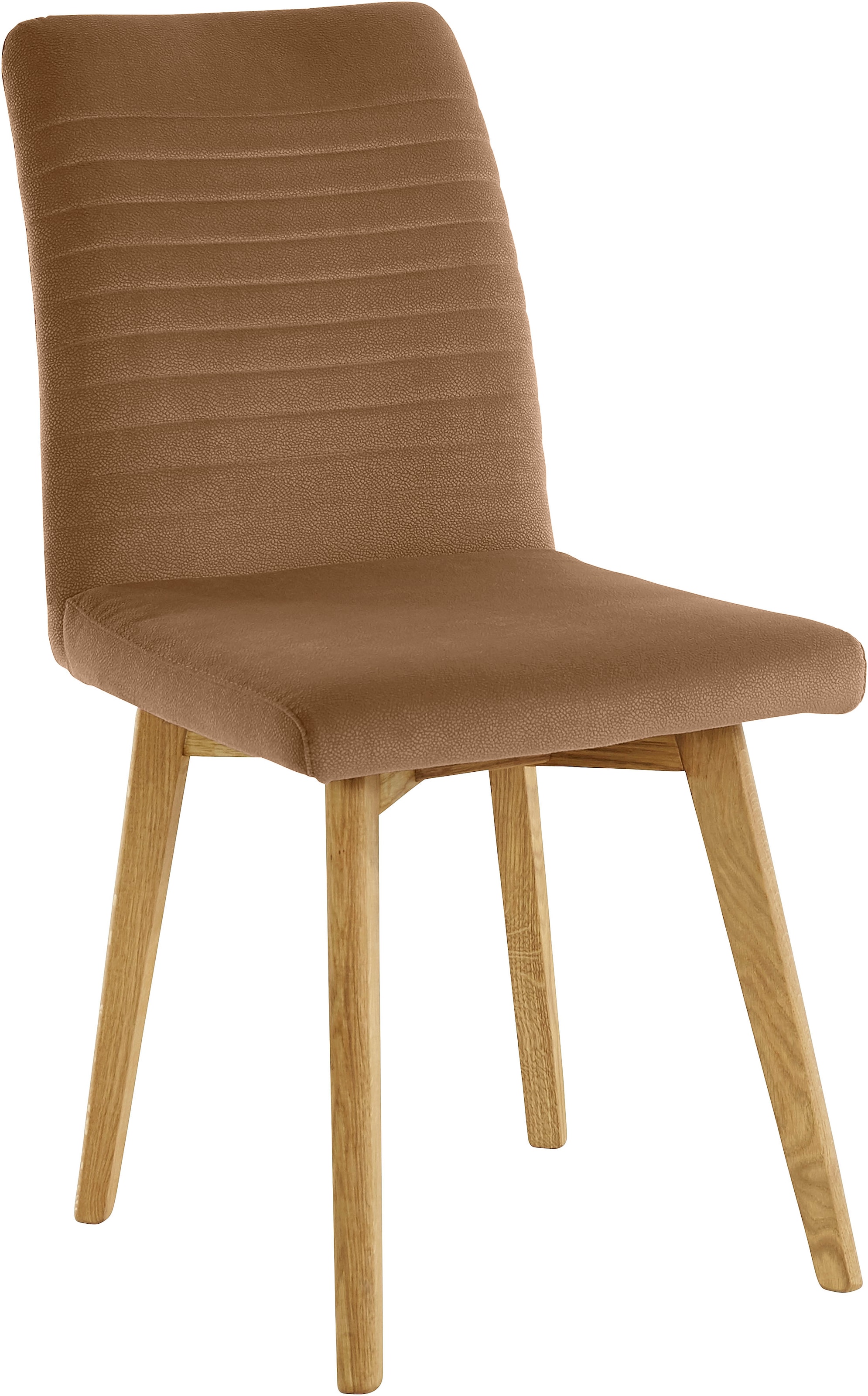OTTO products Esszimmerstuhl »Alessja«, (Set), 2 St., Microfaser, Bezug aus Microfaser, Gestell aus Eiche Massivholz