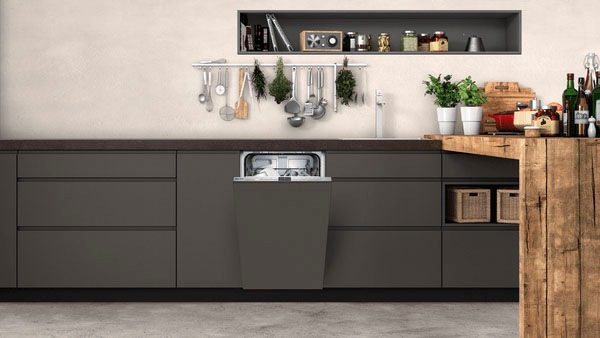 NEFF vollintegrierbarer Geschirrspüler N 30 »S853HKX16E«, 9 Maßgedecke, Info Light: projizierter Punkt während des Betriebs