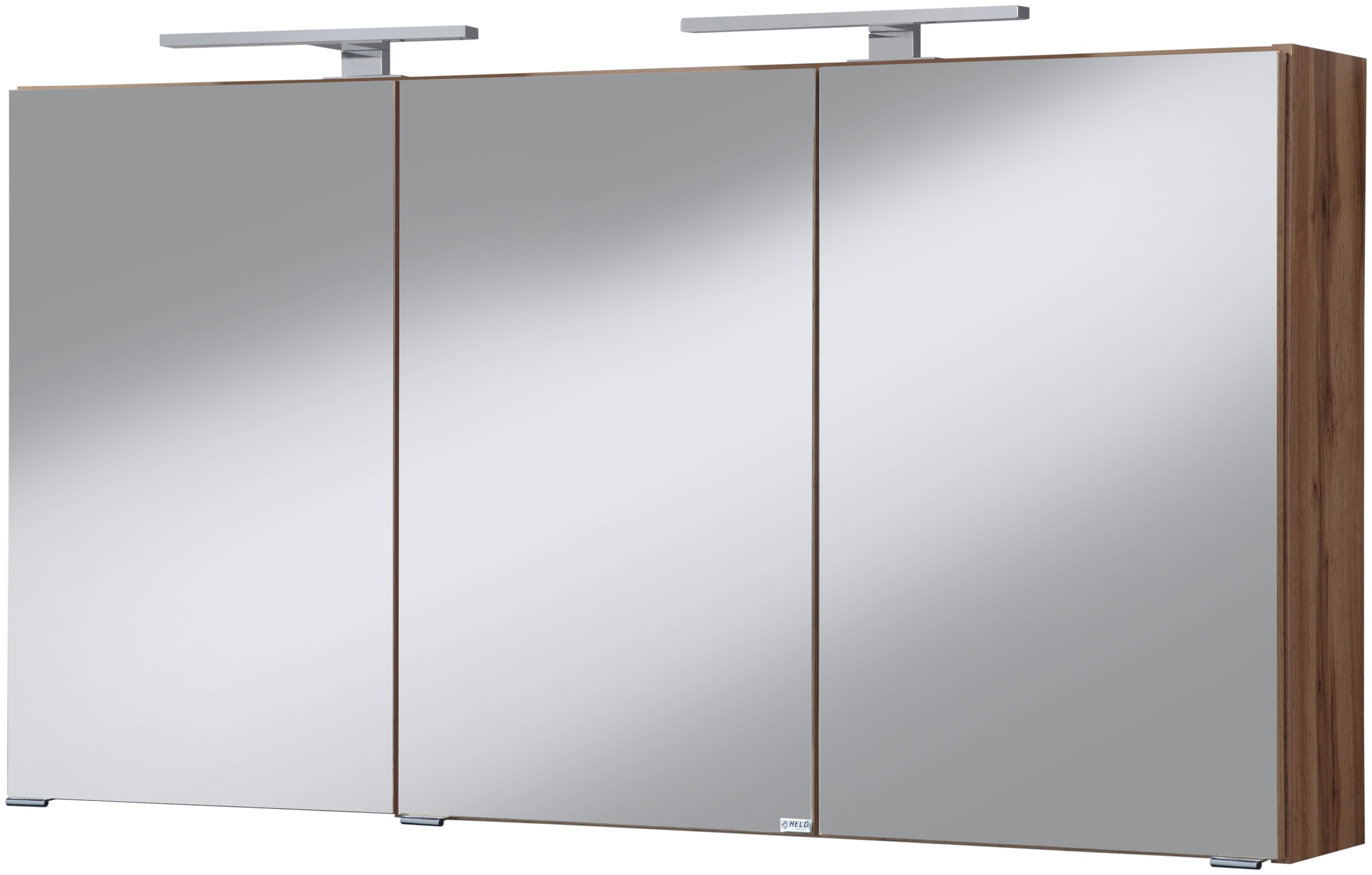 HELD MÖBEL Spiegelschrank »Malibu«, und Softclose-Funktion jetzt Spiegeltüren 120 im cm, mit Breite %Sale