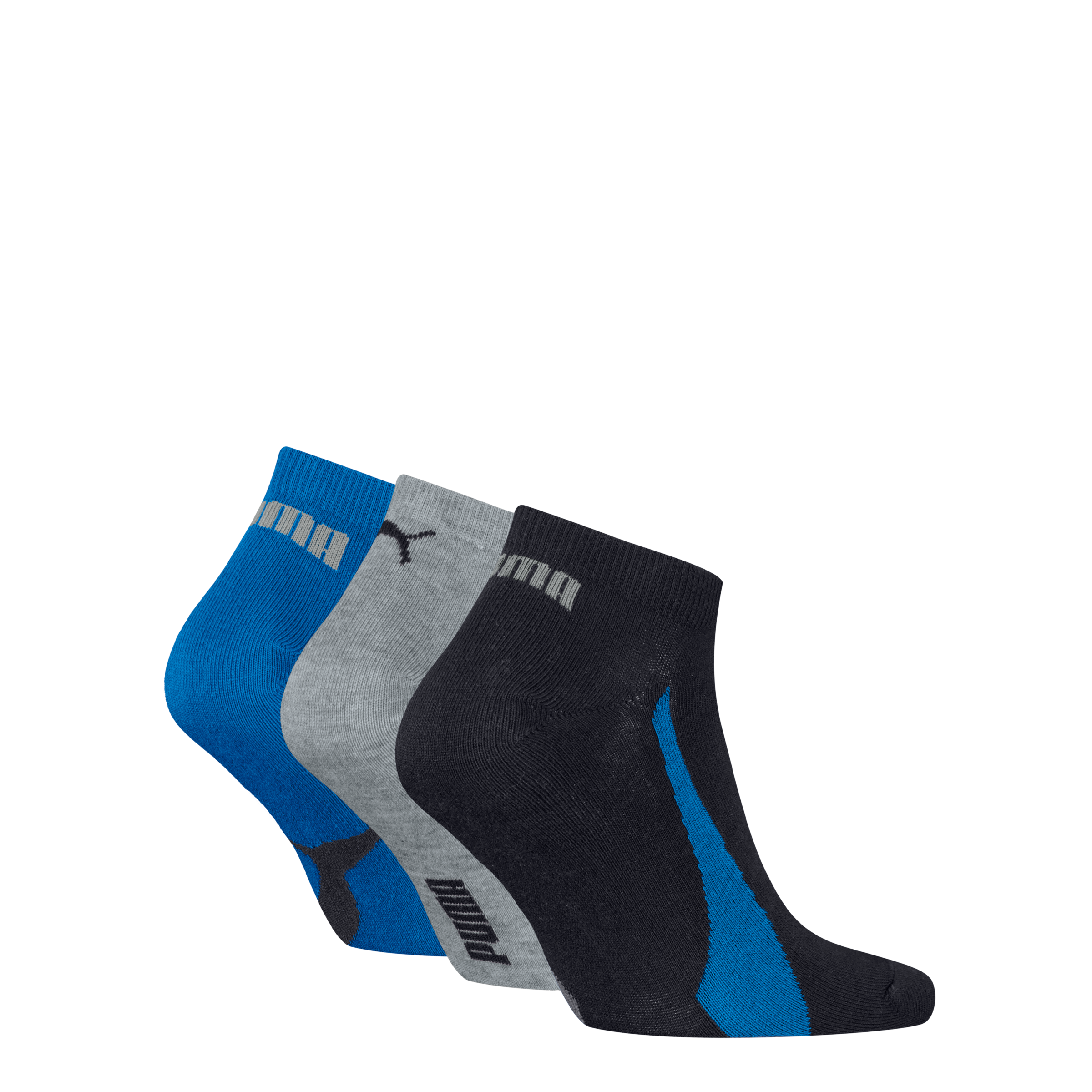 PUMA Sneakersocken »PUMA UNISEX LIFESTYLE SNEAKERS 3P« 3 Paar tlg. Flache Zehennaht, Rippenbündchen
