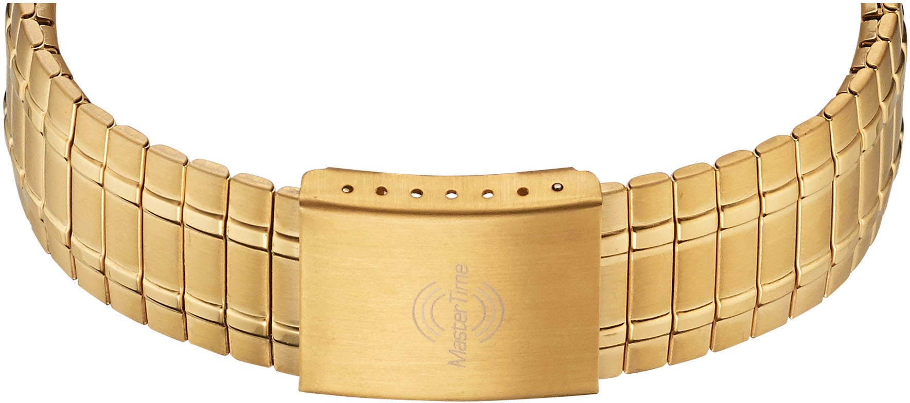 MASTER TIME Funkuhr »Basic«, Armbanduhr, Quarzuhr, Herrenuhr, Datum, Flexband, Zugband