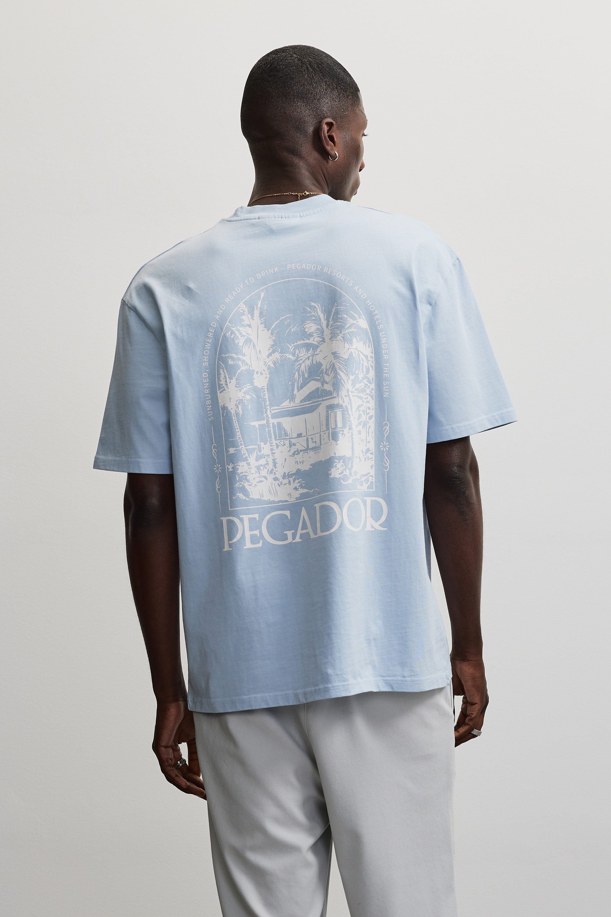 PEGADOR Rundhalsshirt »TRAVNIK OVERSIZED TEE«
