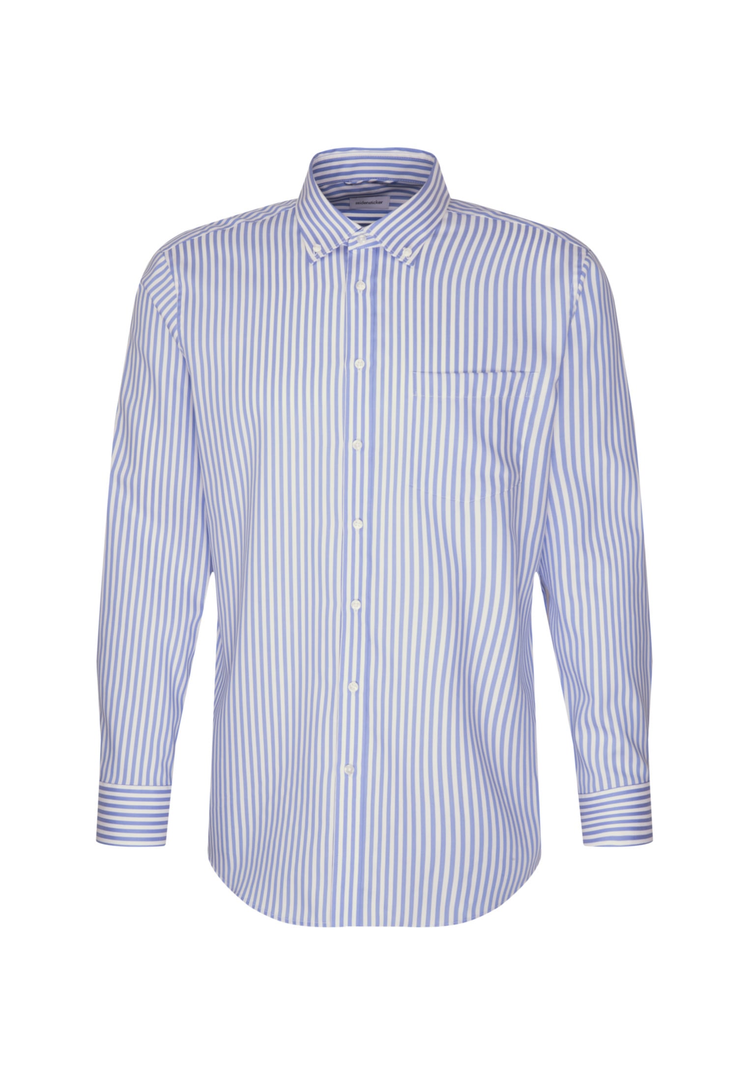 seidensticker Businesshemd »Regular«, Regular Langarm Button-Down-Kragen Streifen