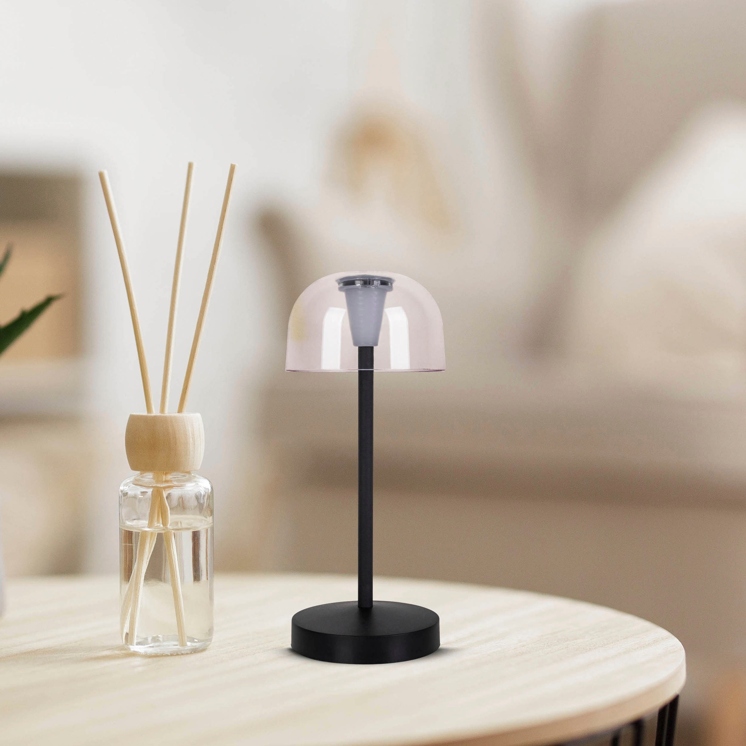 näve LED Tischleuchte »Gomba 18,5 cm«, 2er-Set, Leuchtmittel LED-Modul   LE günstig online kaufen