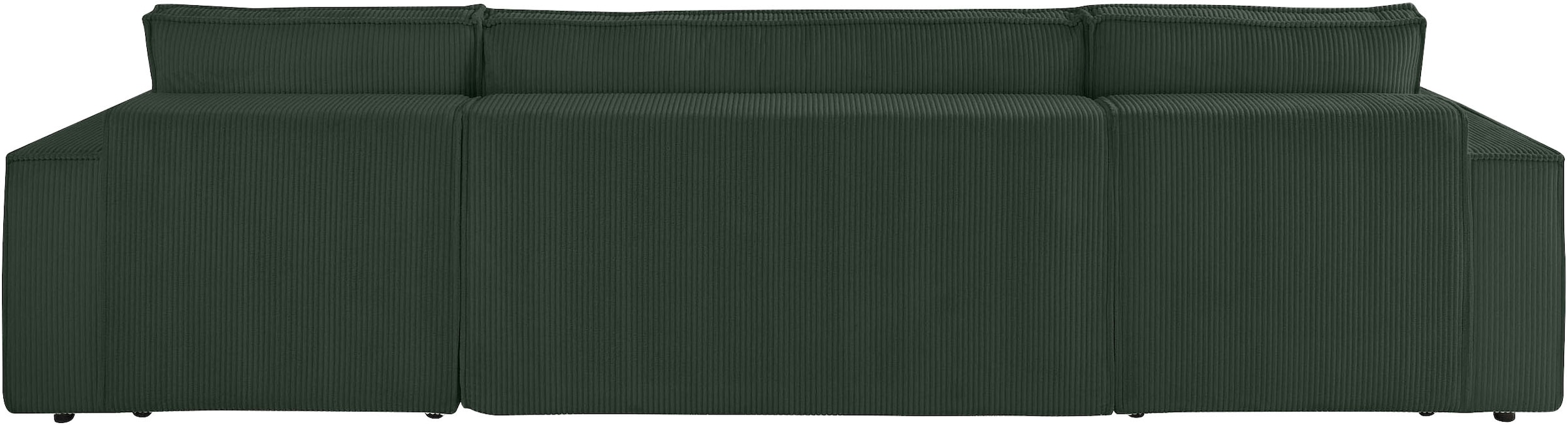 OTTO home Wohnlandschaft »CASSI L-Form, 311cm - OTTO. Verlässliche Qualität.« Schlaffunktion (133/270), Bettkasten, Cord, Unser Tiefpreis