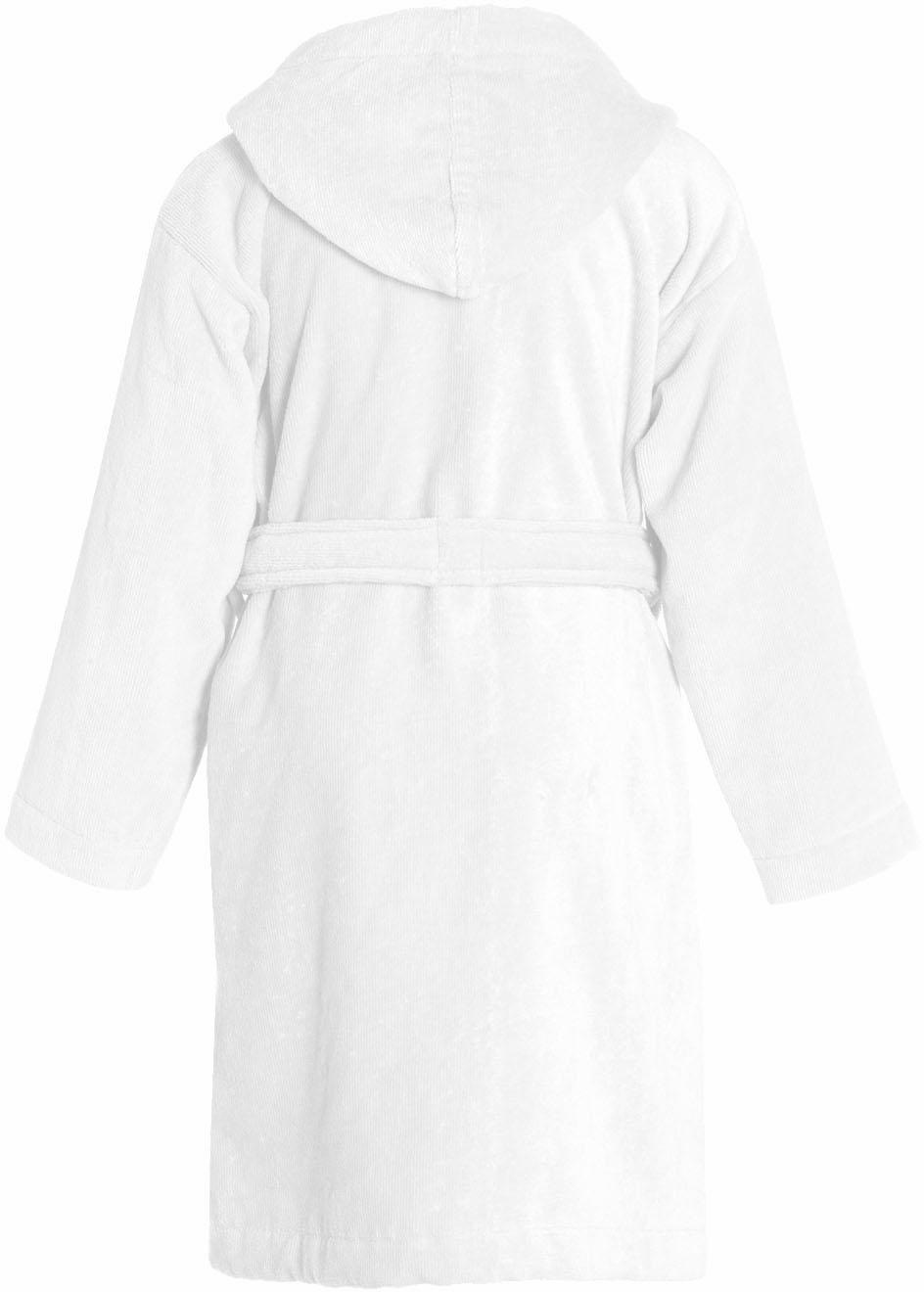 Seahorse Kinderbademantel »Seahorse Pure«, (1 St.), Langarm, aufgesetzte Taschen