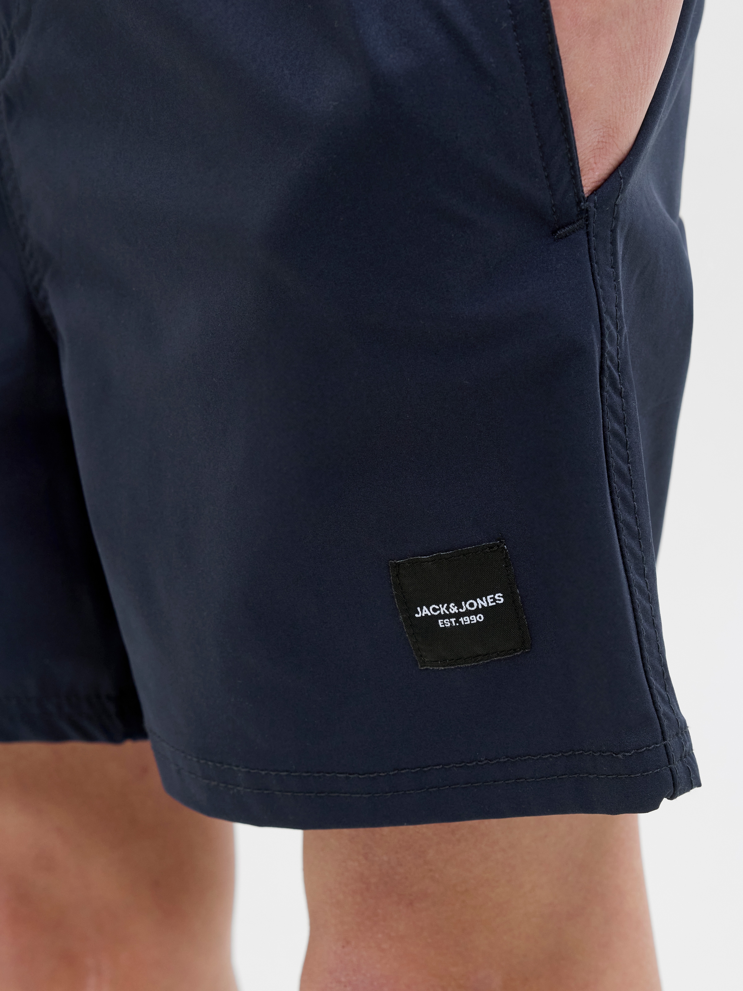 Jack & Jones Junior Badeshorts »JPSTMAUI JJSWIM DB WB AKM SN JNR«, in cooler Double Layer Optik