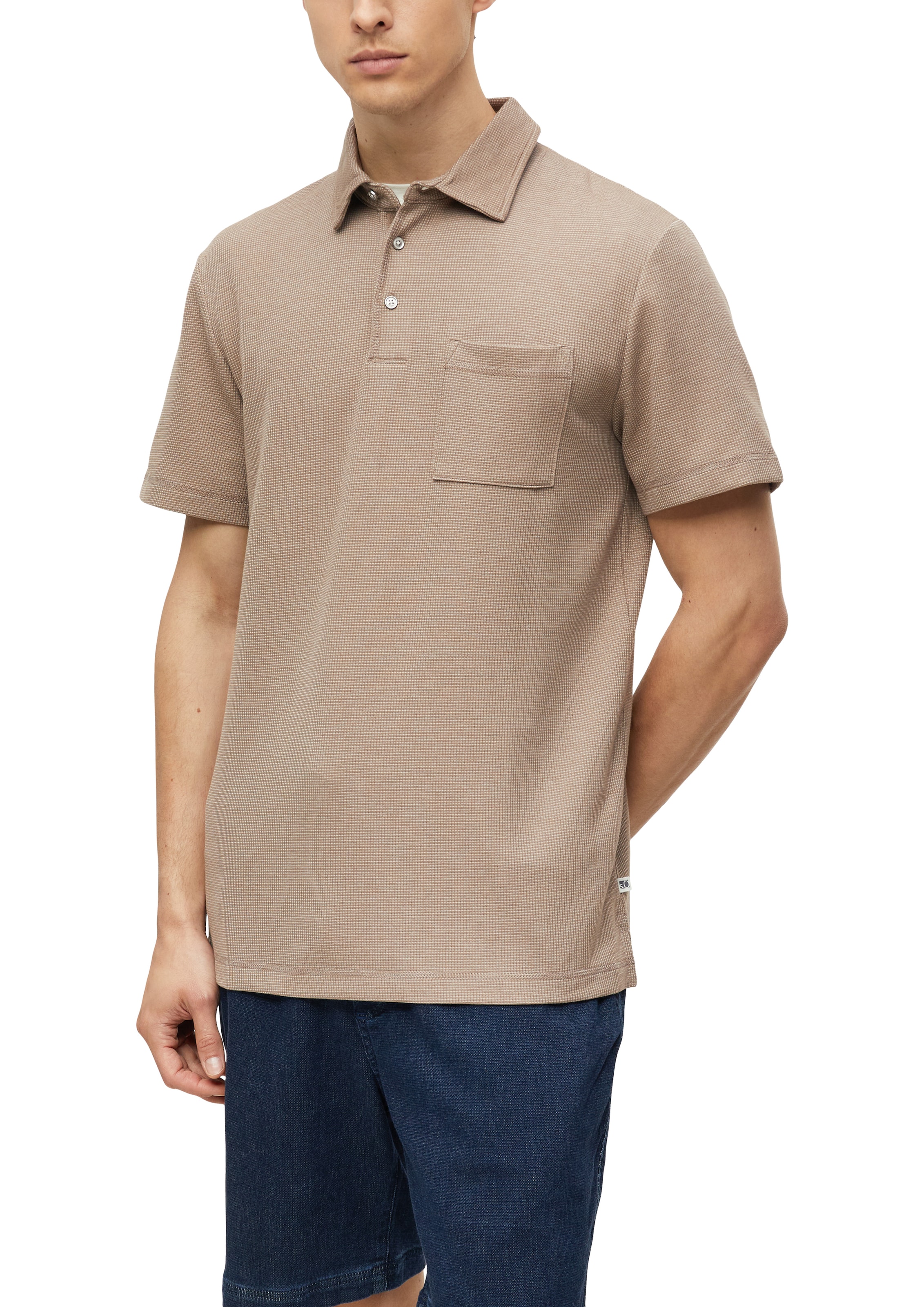 s.Oliver Poloshirt Sommer-Shirt mit Brusttasche