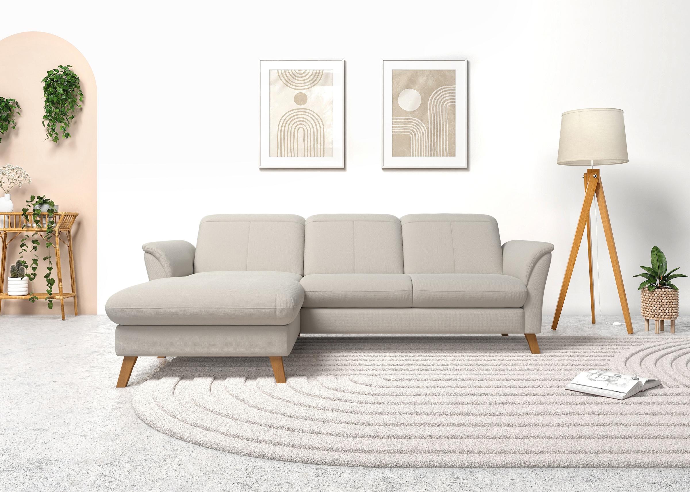 sit&more Ecksofa "Romero L-Form", wahlweise mit oder ohne Relax-Funktion, B günstig online kaufen