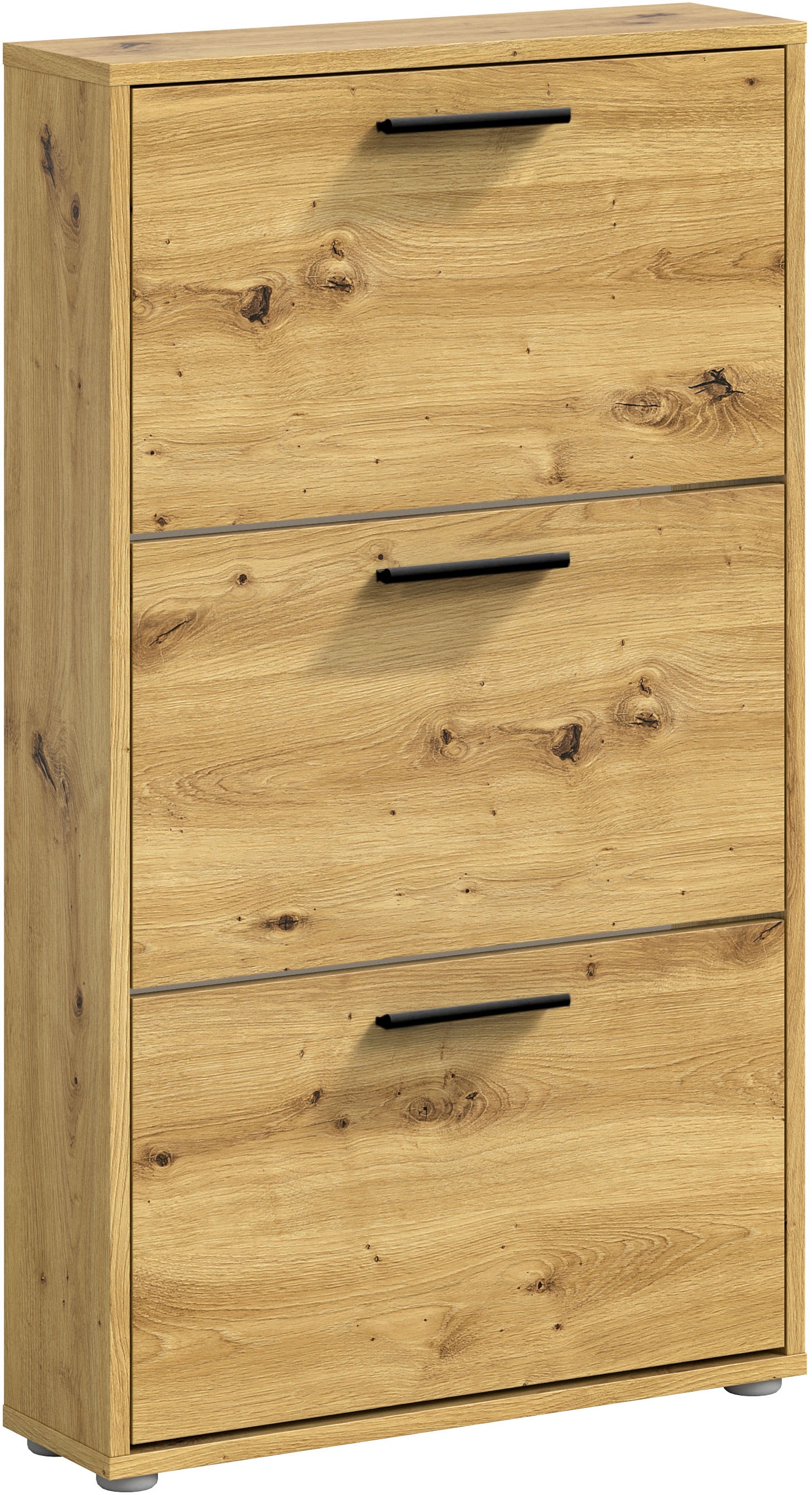 HBZ Schuhkommode »Sam«, (1 St.), Schuhkipper, Schuhschrank mit 3 Klappen, BxHxT 59x103x17cm