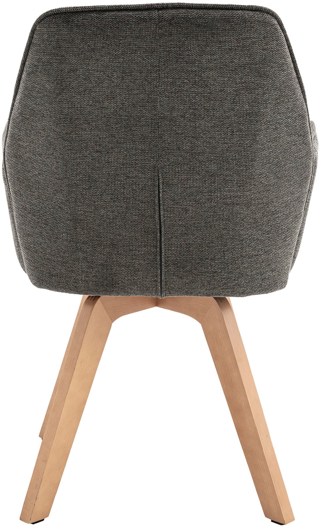 byLIVING Esszimmerstuhl »Tony« (Set) 2 Stk.mit Massivholzgestell eichefarbig, 360 Grad drehbar, hoher Sitzkomfort