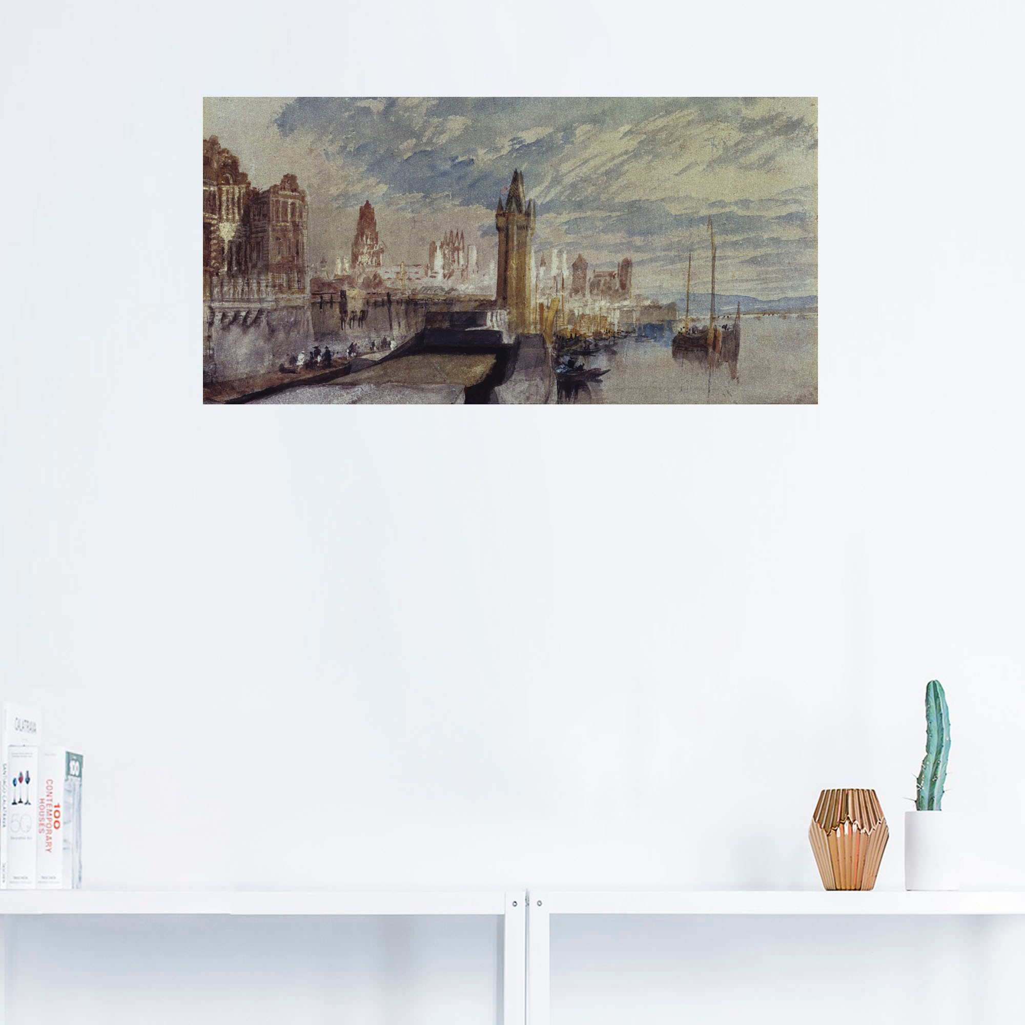 Artland Wandbild »Mainz am Rhein.«, Deutschland, (1 St.), als Leinwandbild, Wandaufkleber oder Poster in versch. Größen