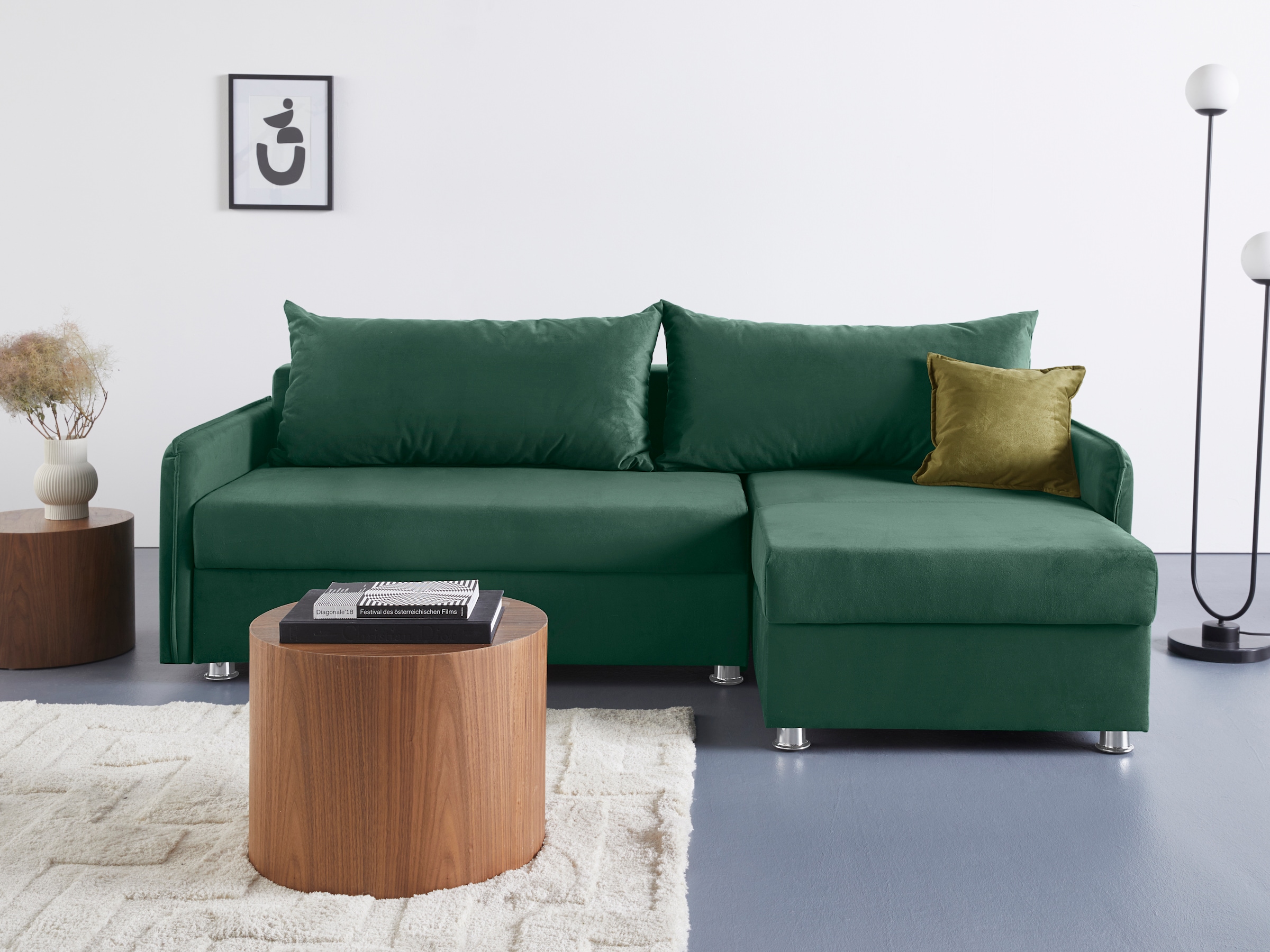 COLLECTION AB Ecksofa "Sunny L-Form", inkl. Bettfunktion und Bettkasten günstig online kaufen