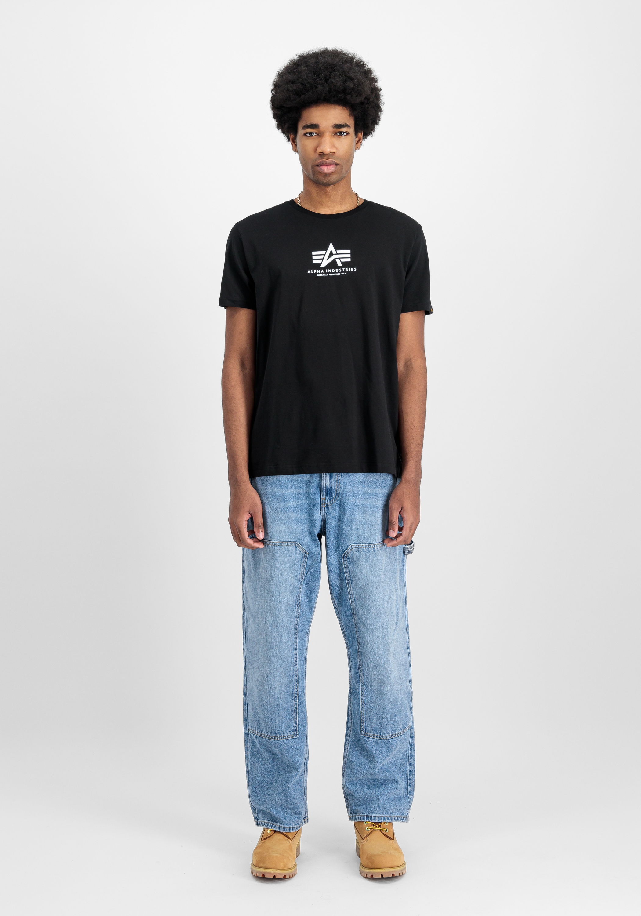 Alpha Industries T-Shirt »Alpha Industries Men - T-Shirts Basic T Mid Logo«