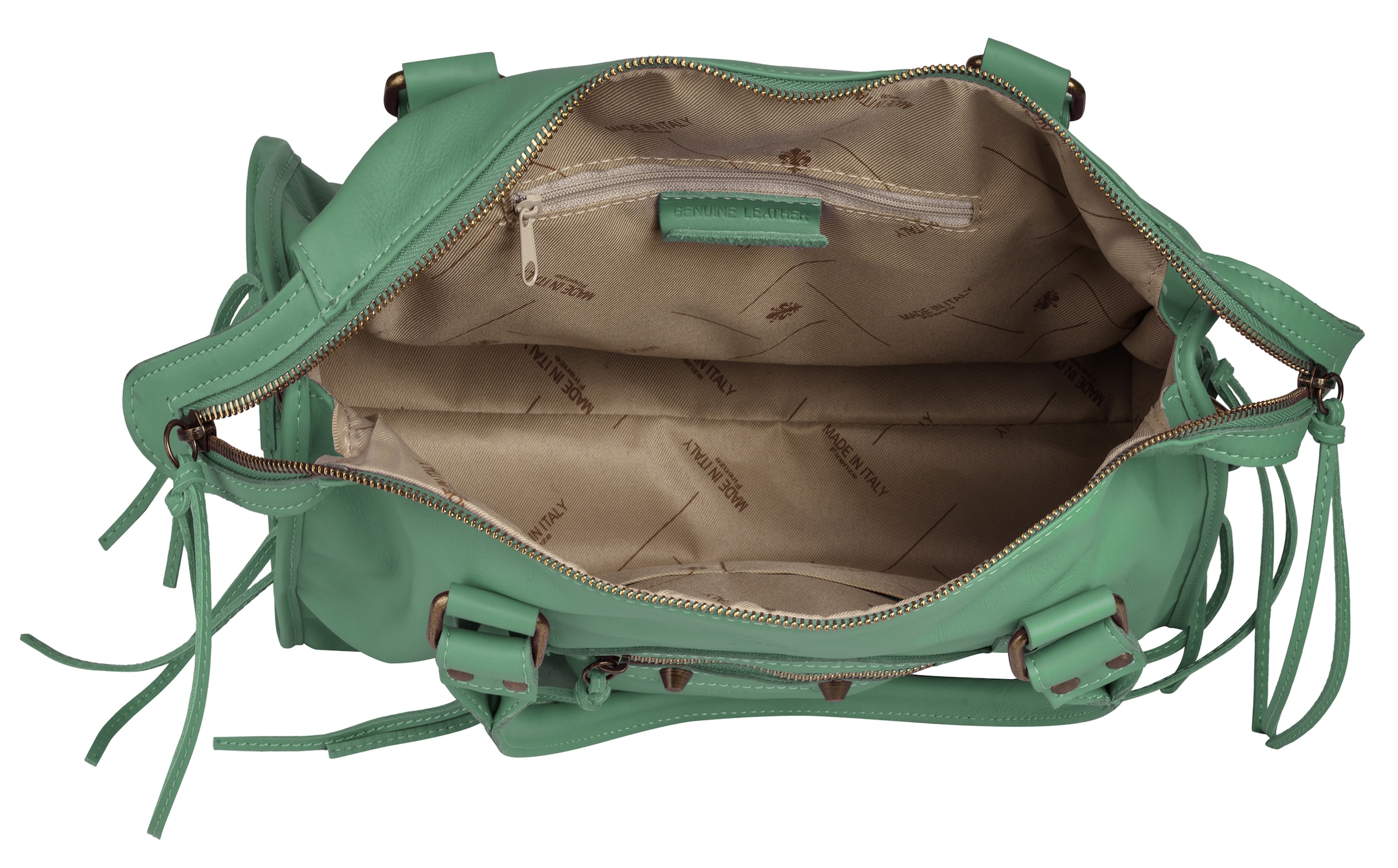 forty° Shopper, echt Leder, Made in Italy