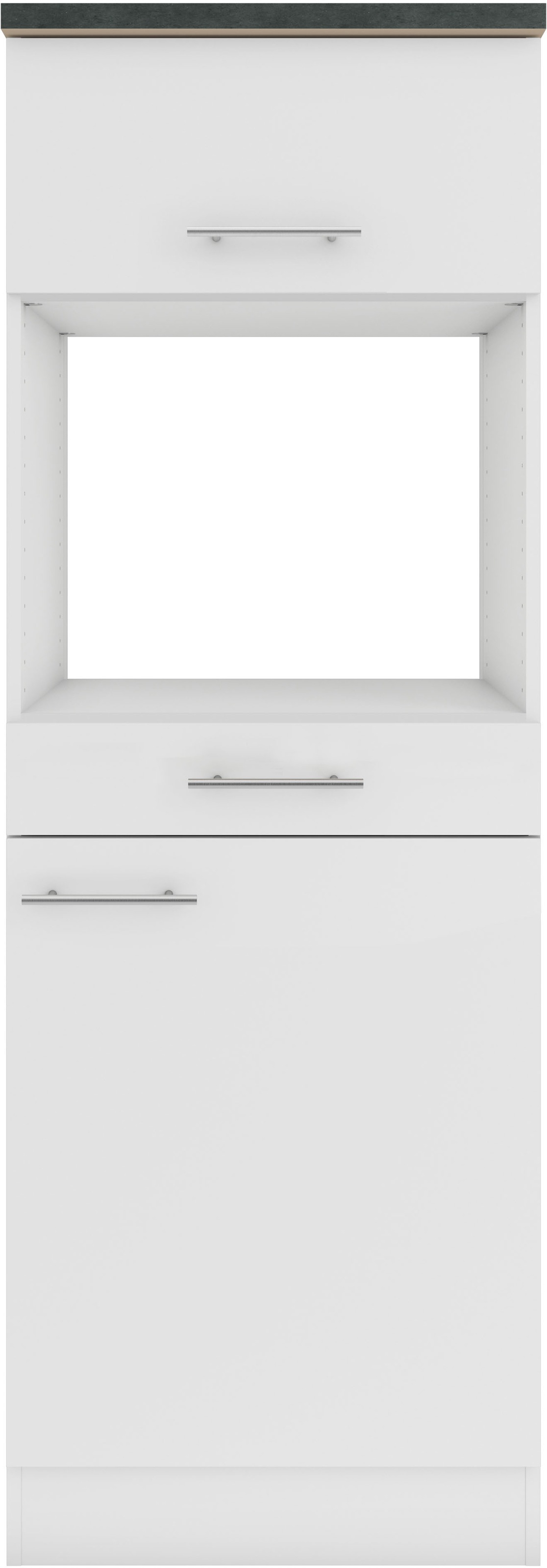 OPTIFIT Mikrowellenumbauschrank »Bella« Breite 60 cm, Nischenmaße B/T/H 56,7/55,5/44,8 cm