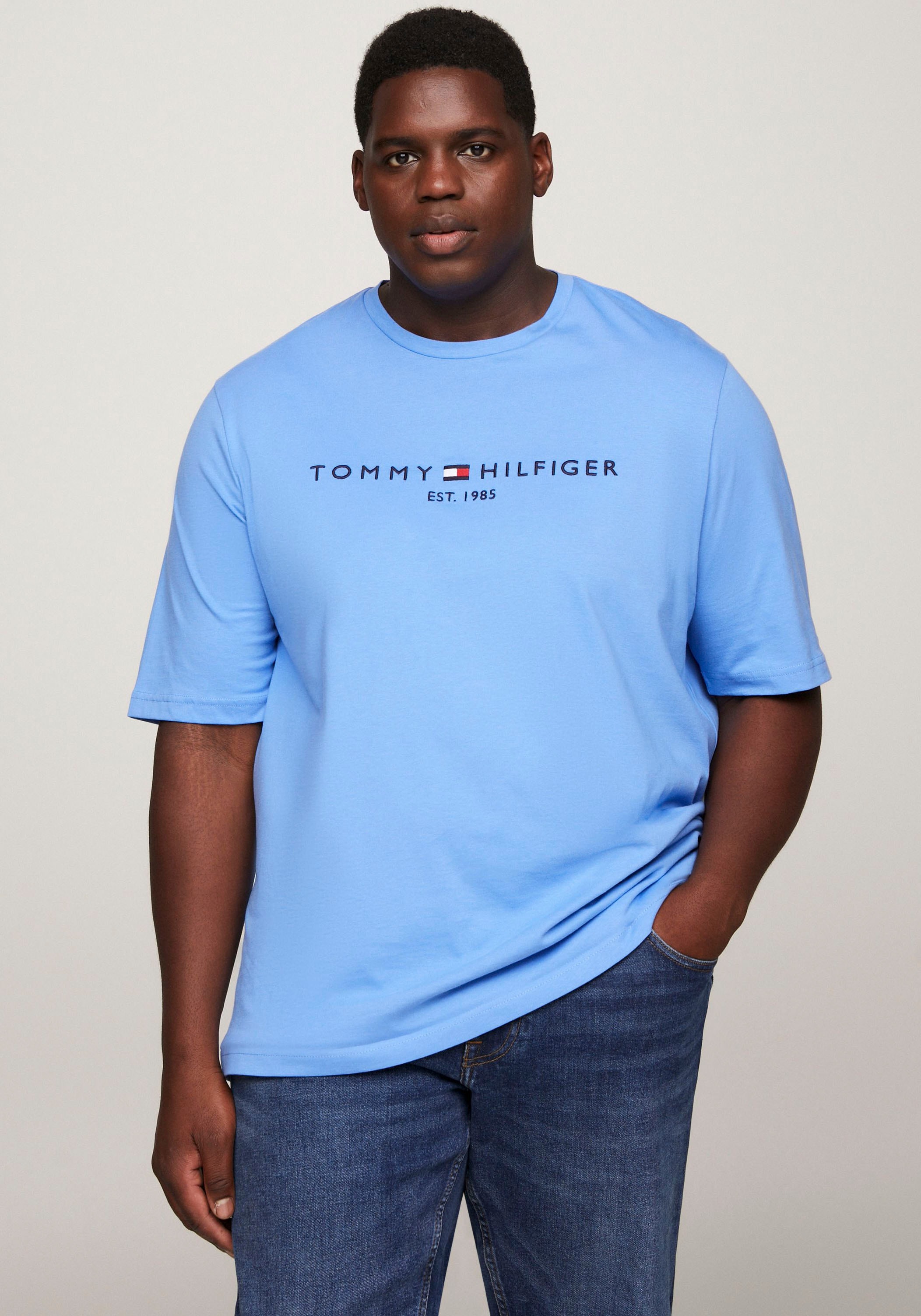 Tommy Hilfiger Big & Tall T-Shirt »BT-TOMMY LOGO TEE-B« online kaufen