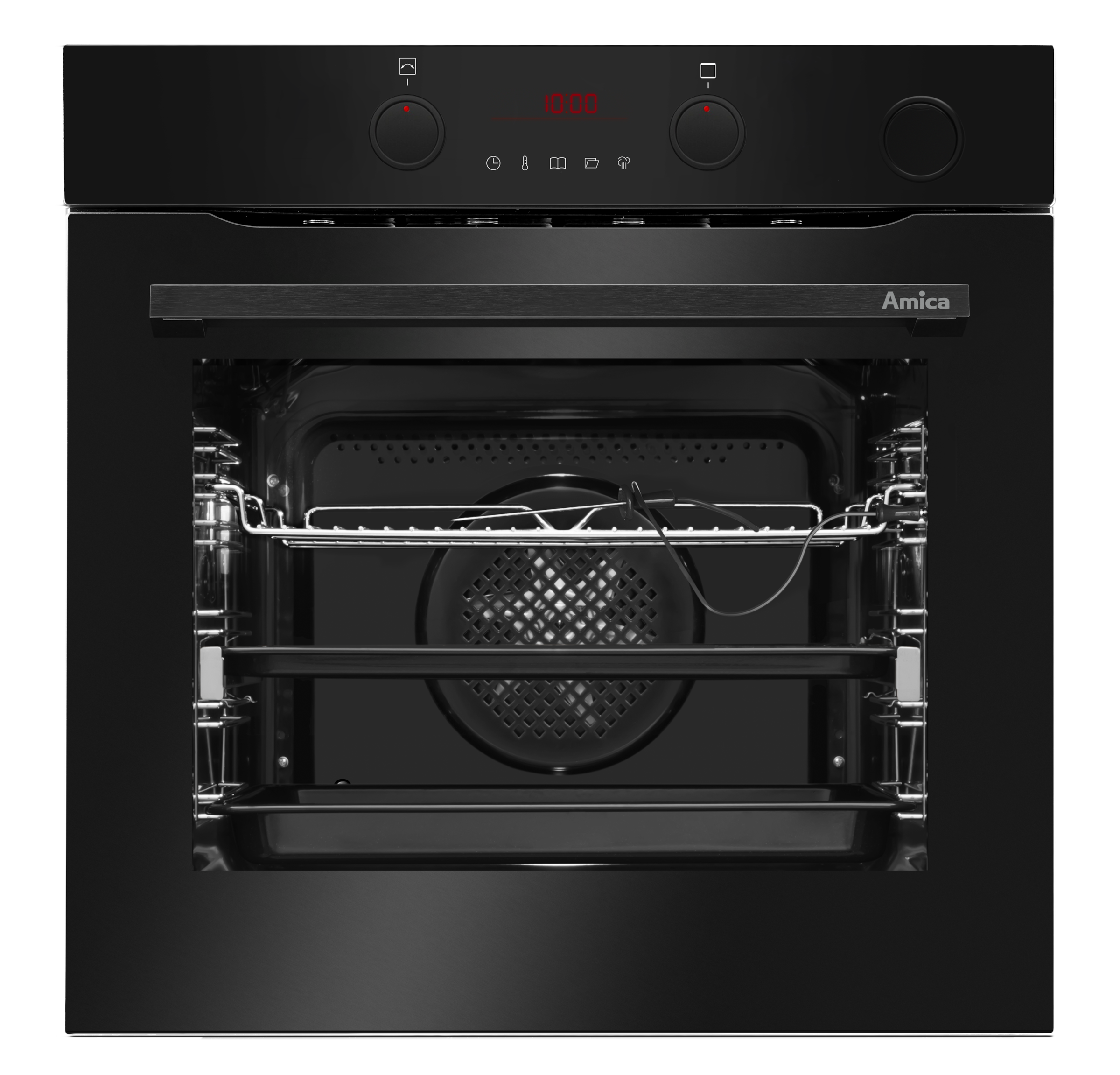 Amica Backofen »EBSX 949 800 V« mit 1-fach-Teleskopauszug mit Steam Clean Dampfgarfunktion – Für aromatische und schonend gegarte Speisen