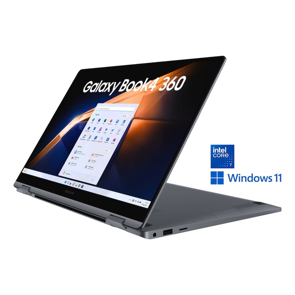 Samsung Convertible Notebook »NP750Q Galaxy Book4 360 15''«, 39,6 cm, / 15,6 Zoll, Intel, Core 7, 512 GB SSD