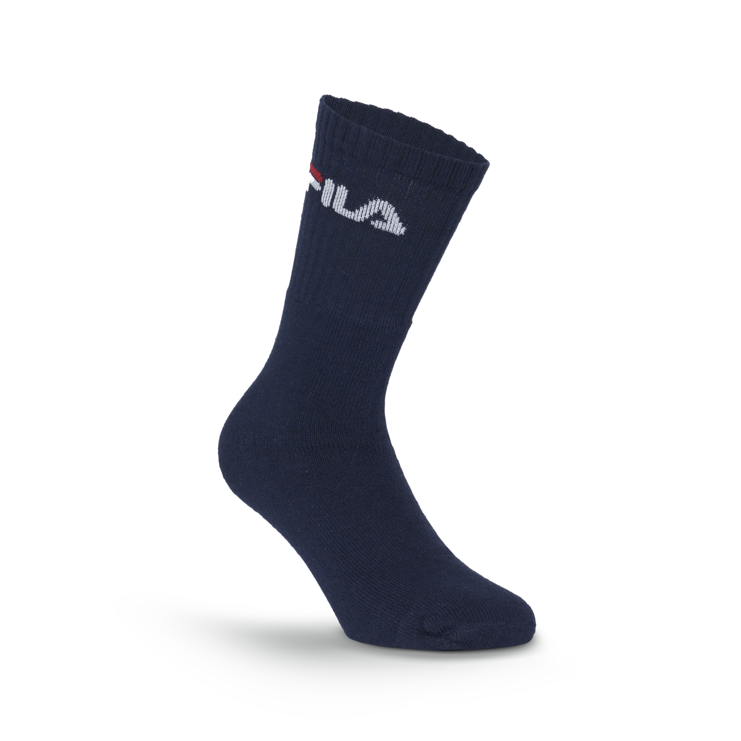 Fila Tennissocken 6 Paar,  Logoschriftzug, breites Rippenbündchen, Cotton-Mix