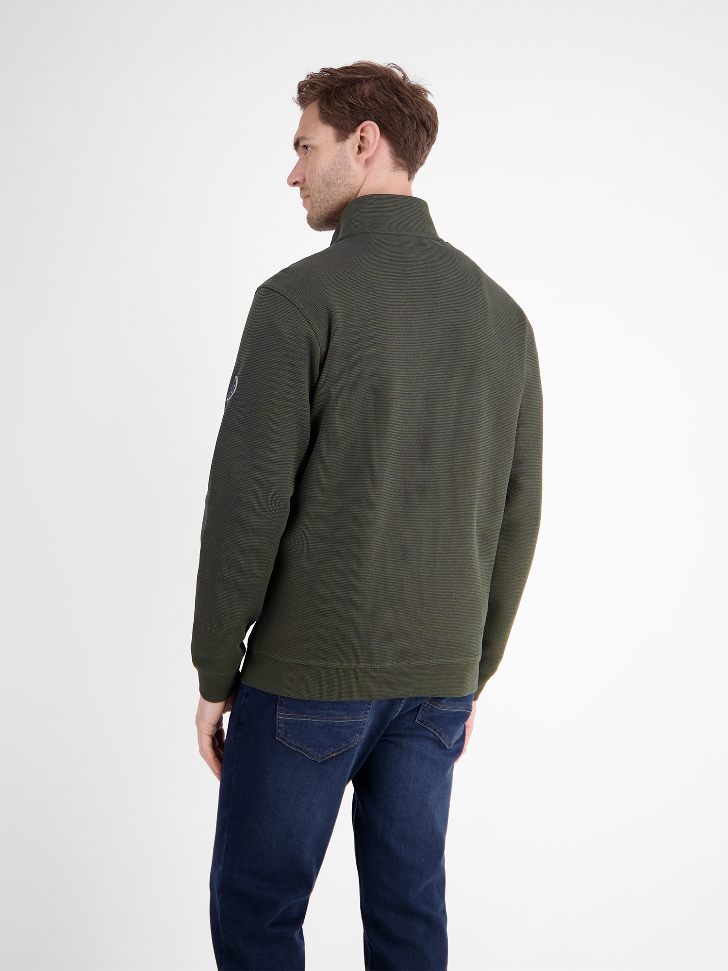 LERROS Sweatjacke »LERROS Sweatjacke in weicher Strukturqualität«