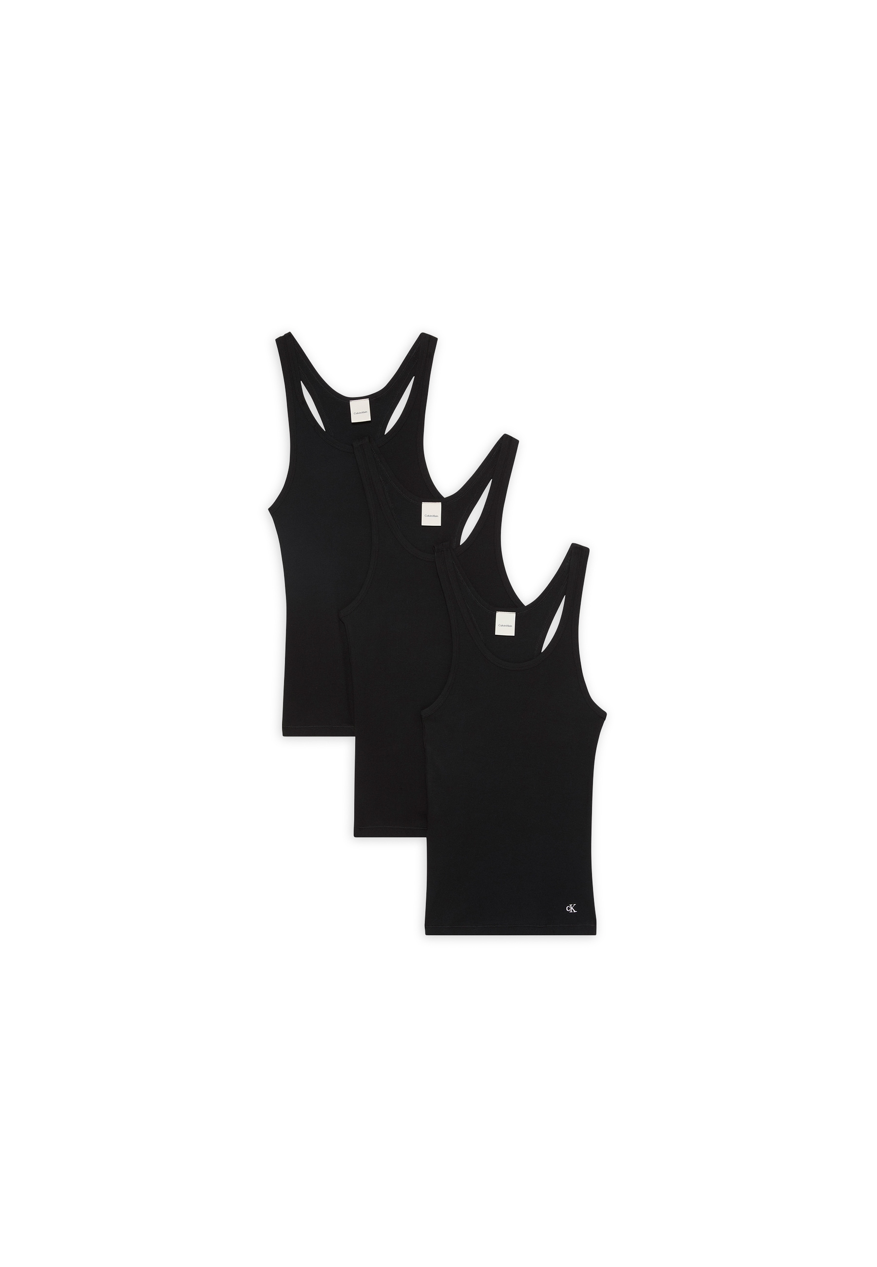 Calvin Klein Underwear Tanktop »SCOOP NECK COTTON TANK 3PK«, (Packung, 3 tlg., 3er-Pack), mit Logostickerei