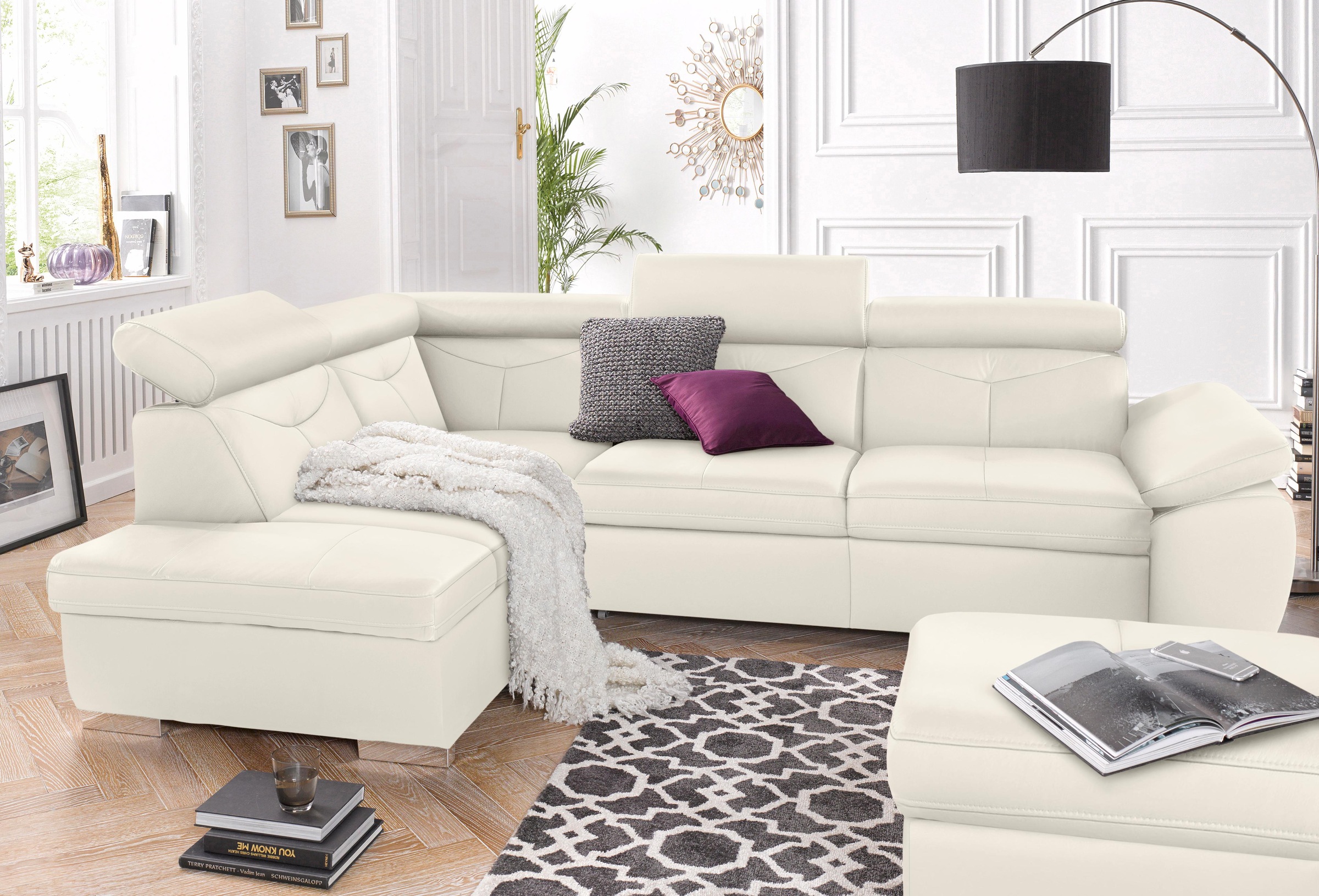 exxpo - sofa fashion Ecksofa »Spring, super bequem und komfortabel mit Armt günstig online kaufen