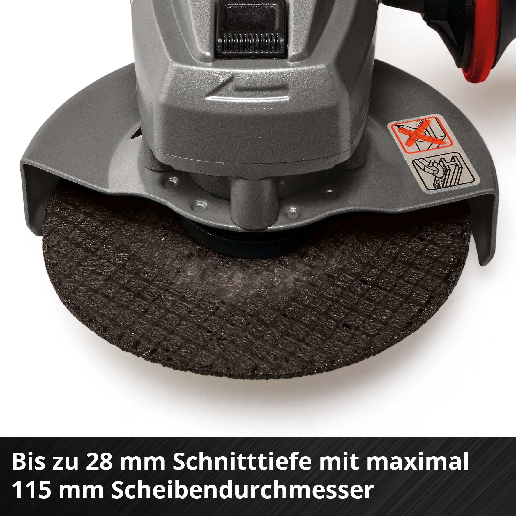 Einhell Akku-Winkelschleifer »Power X-Change TE-AG 18/115 Q Li Solo«, ohne Akku und ohne Ladegerät