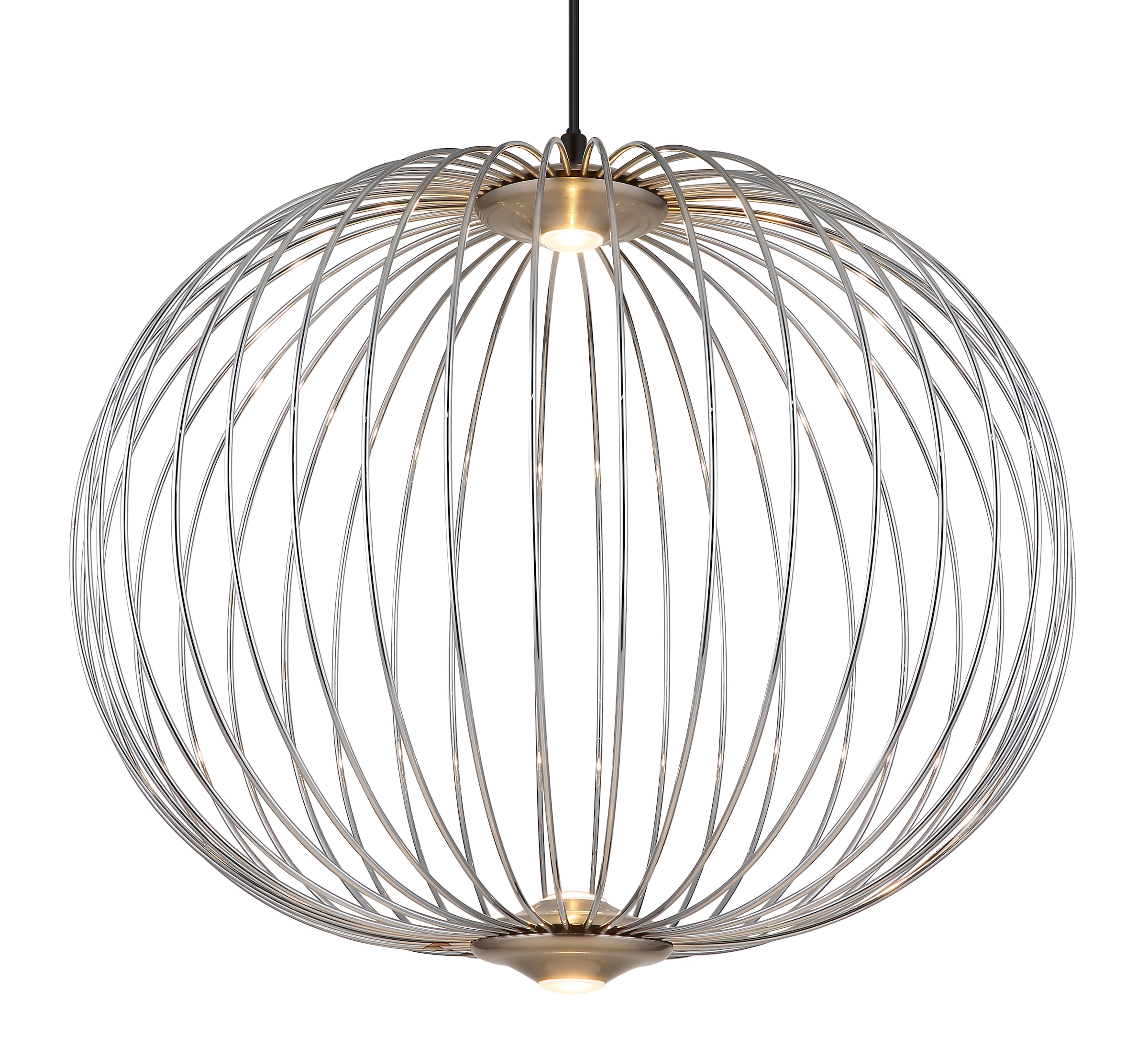GLOBO LIGHTING LED Pendelleuchte »GALWAY«, Leuchtmittel LED-Modul | LED fest integriert, Hängelampe/Hängeleuchte/Wohnzimmer/Esszimmer/Esstisch/rund