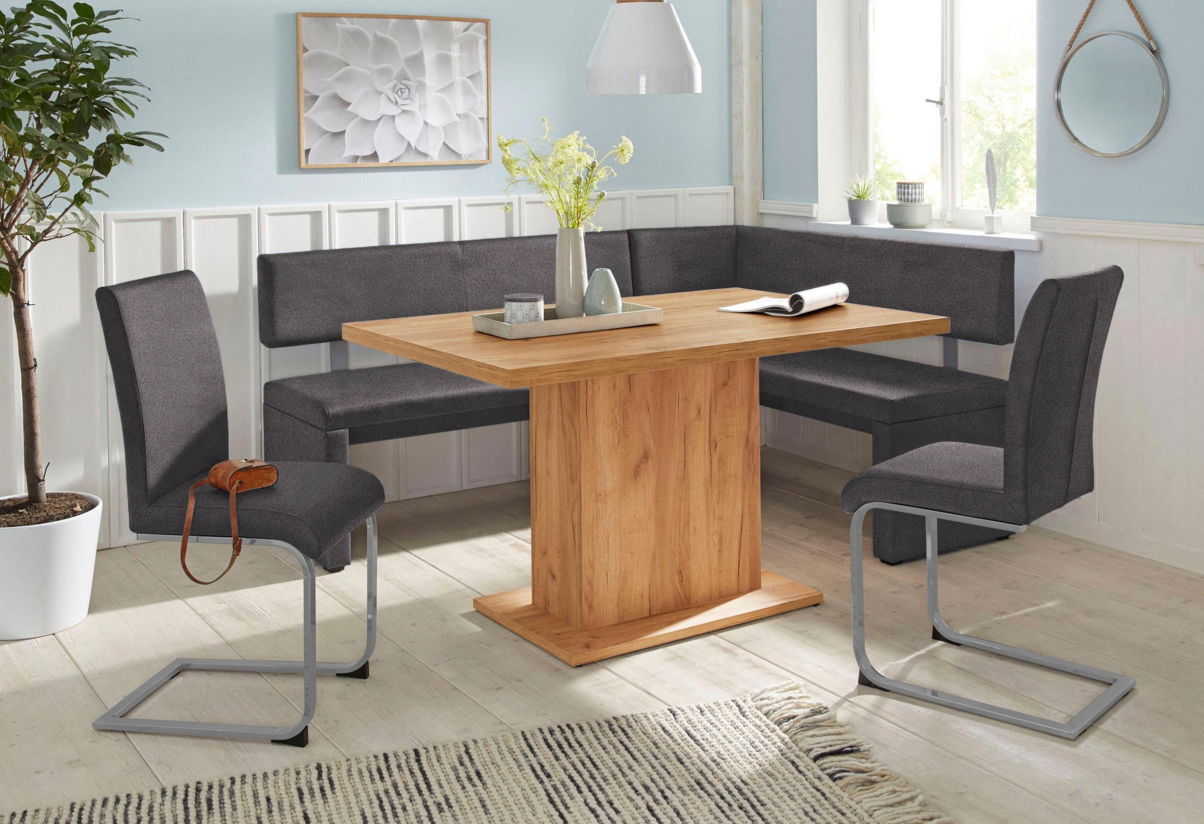 Home affaire Eckbank "Charissa" in 3 Größen, verschiedene Qualitäten günstig online kaufen