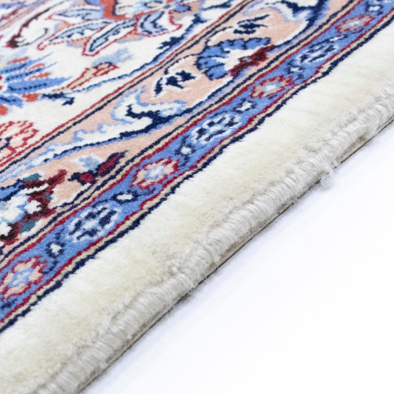 3. Bild von morgenland Wollteppich »Maschad Durchgemustert Beige 345 x 244 cm«, rechteckig, Unikat mit Zertifikat