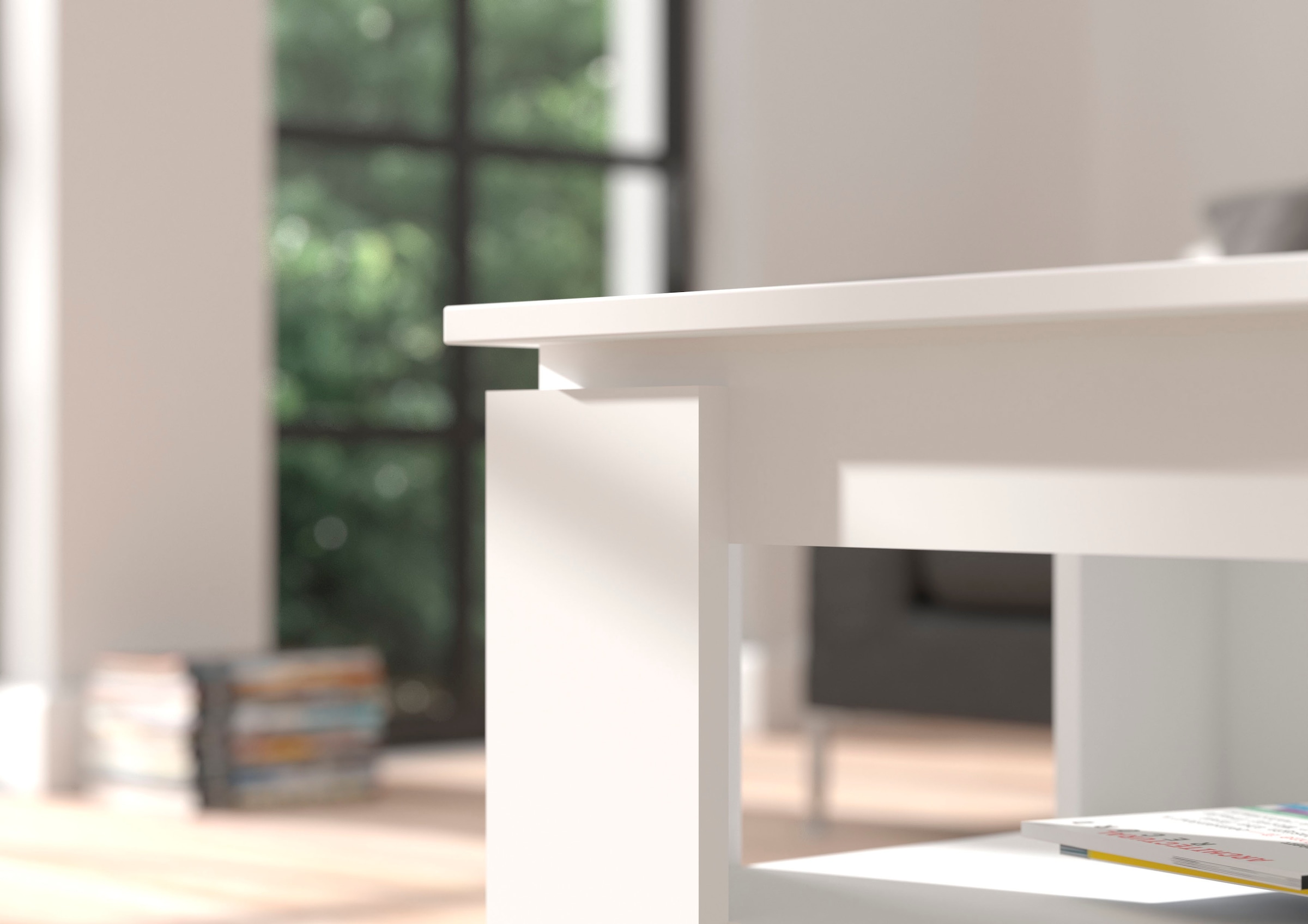 INOSIGN Couchtisch »Kalmar, rechteckig, 100 x 60 cm, 1 Ablageboden«, Sofatisch, Beistelltisch, Kaffetisch, Wohnzimmertisch, coffee table