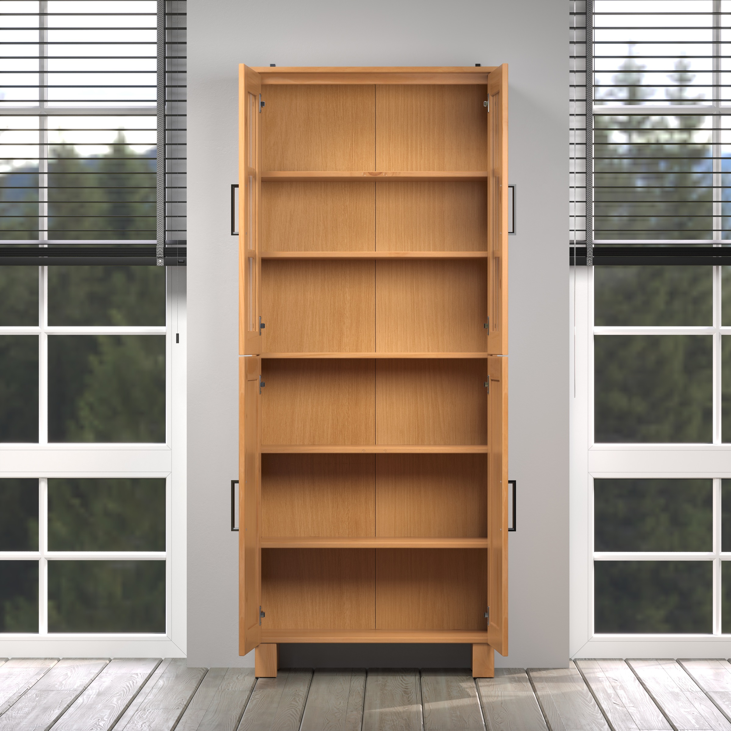 welltime Hochschrank »Ulea« 1 Stk. tlg. Breiter Badschrank aus Massivholz - Maße (B/T/H) 70/30/170 cm