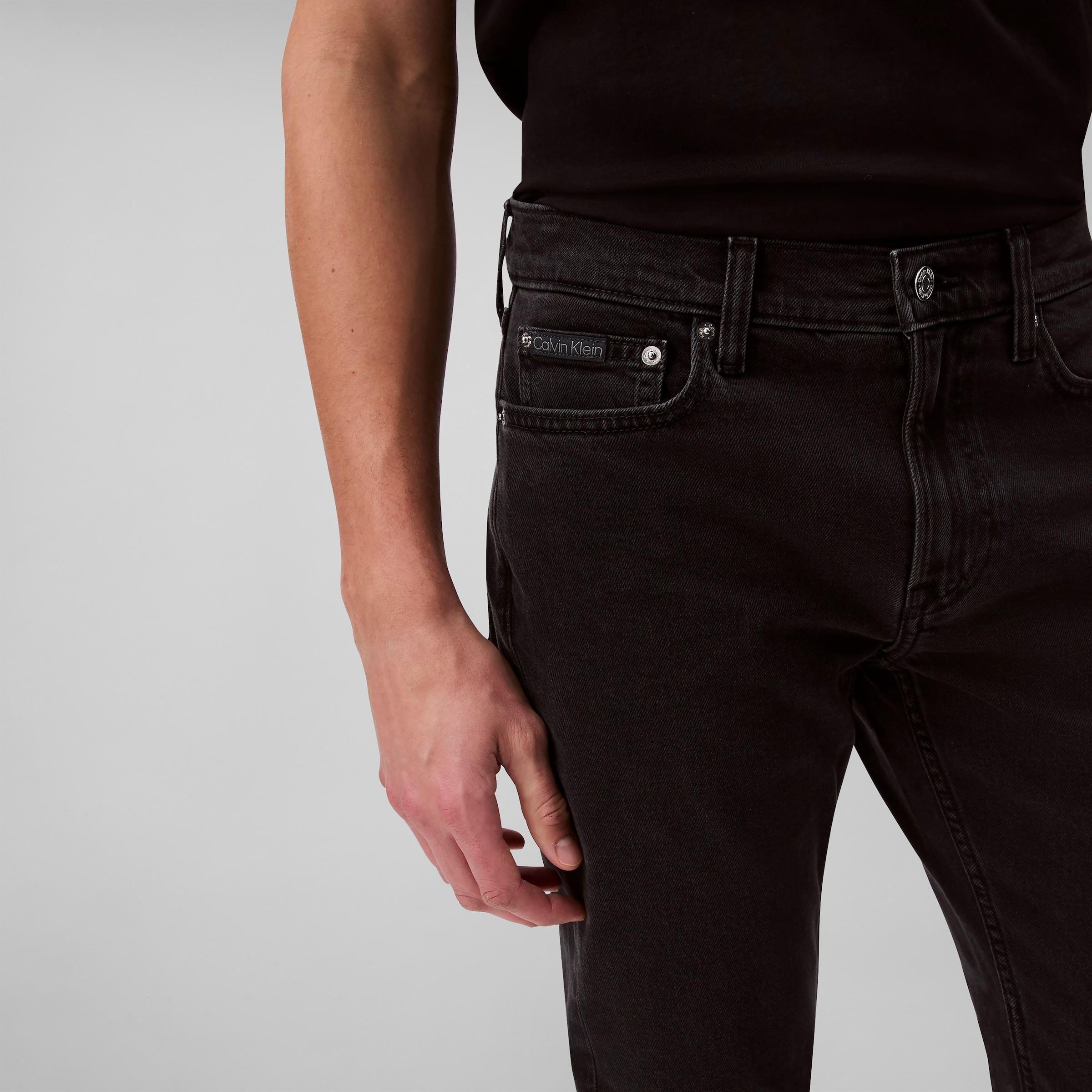 Calvin Klein Jeans Slim-fit-Jeans »SLIM TAPER«, mit Markenlabel