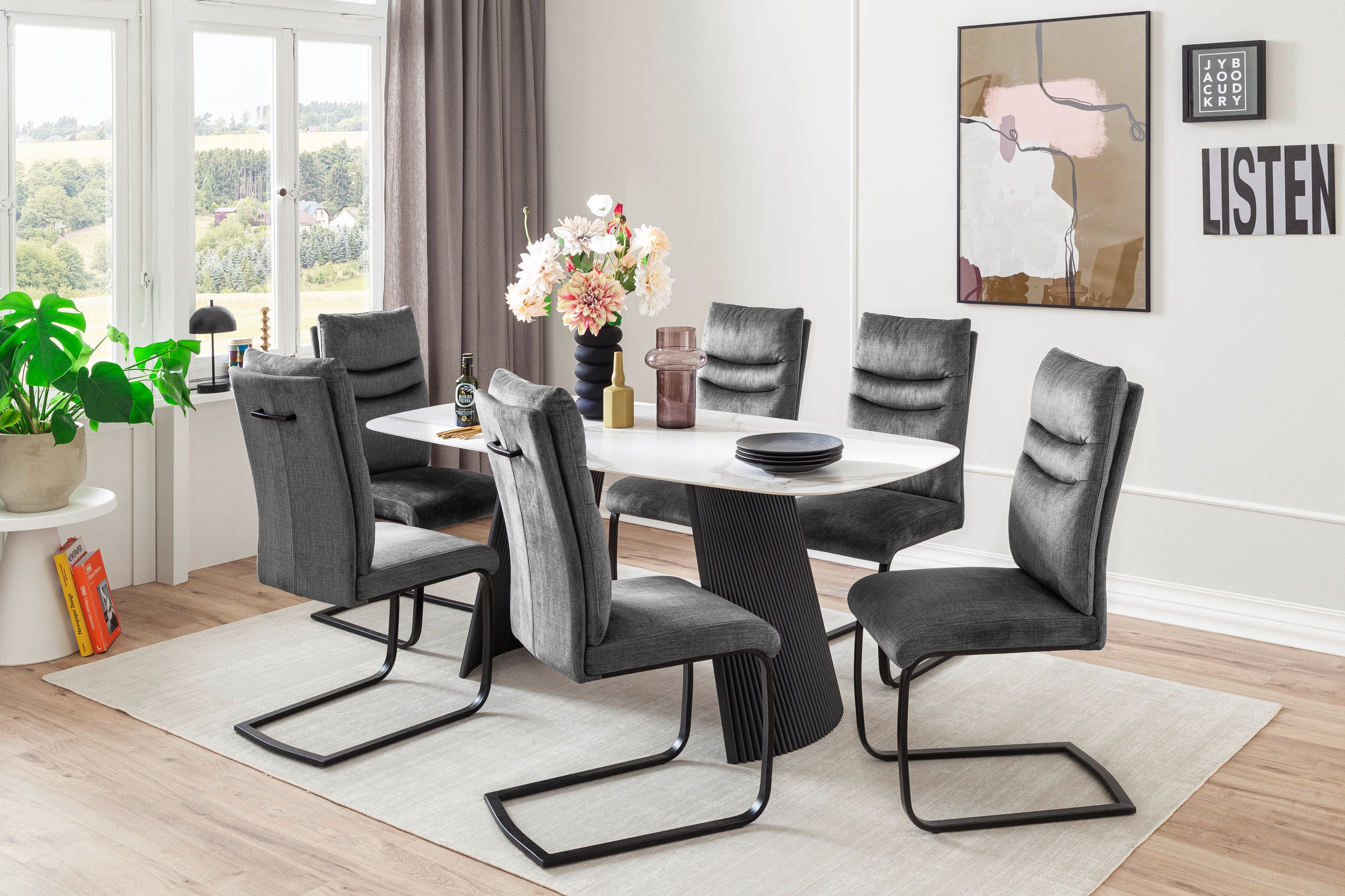 MCA furniture Esstisch »TOBELO Wangentisch 180x90cm«, (1 St.), Keramik, Met günstig online kaufen