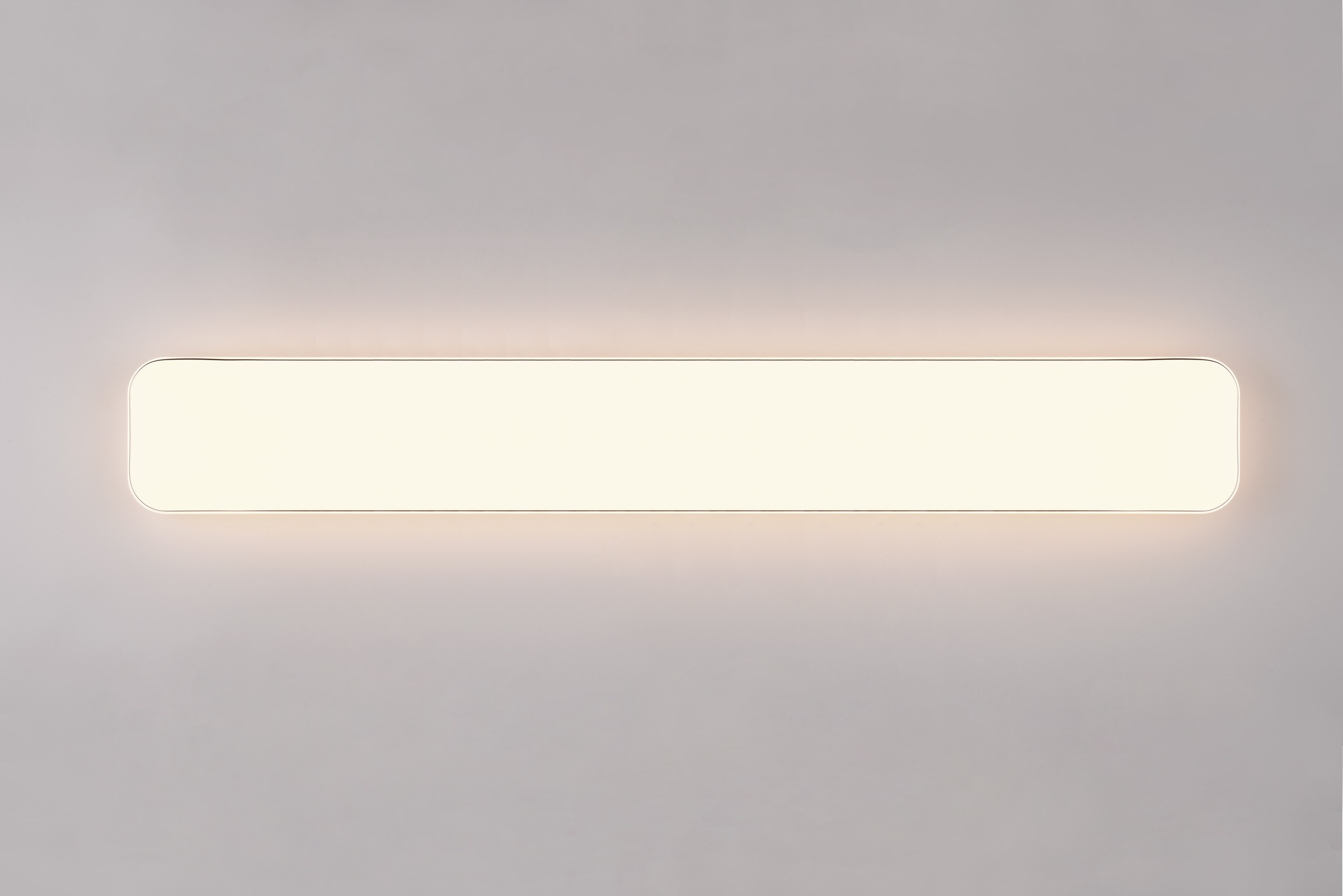 REALITY Leuchten LED Deckenleuchte »BLANCA, elegant schlichte weiße LED Deckenlampe, 120x17 cm, warmweiß«, 1 flammig, Leuchtmittel LED-Board | LED fest integriert, 3-Stufen dimmbar über Wandschalter, Deckenlampe für Büro Flur Treppe