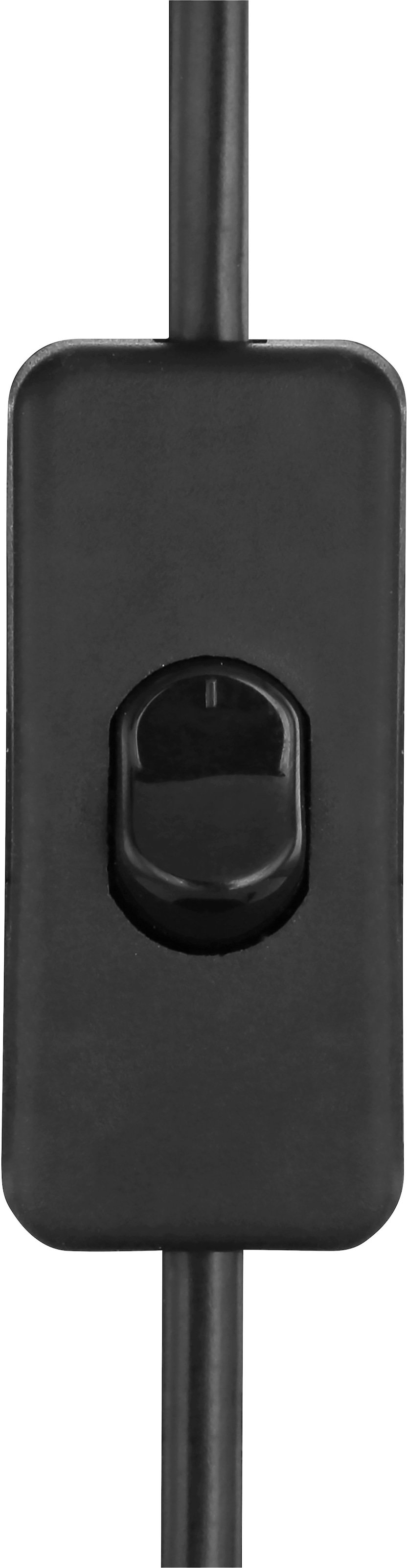 GLOBO LIGHTING Tischleuchte »ADALIE« E27 1 Stk. Tischlampe Holz naturfarben schwarz LxBxH: 90x90x150mm