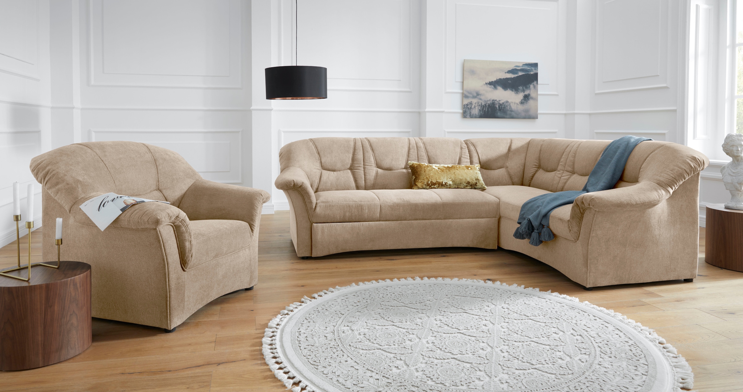 DOMO collection Sessel »Sarafina«, wahlweise mit Federkern