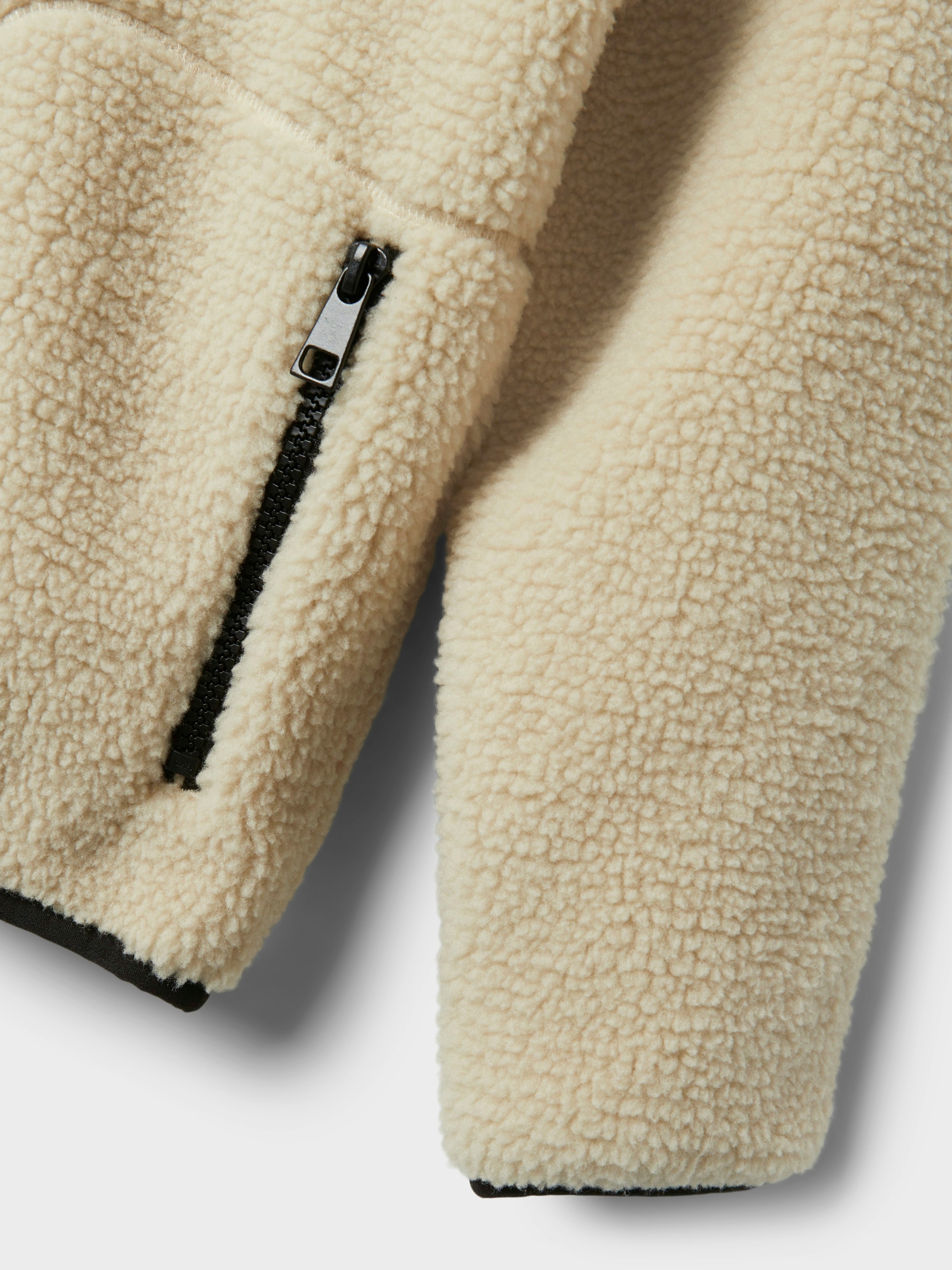 Name It Fleecejacke »NKFMONICA TEDDY JACKET« ohne Kapuze