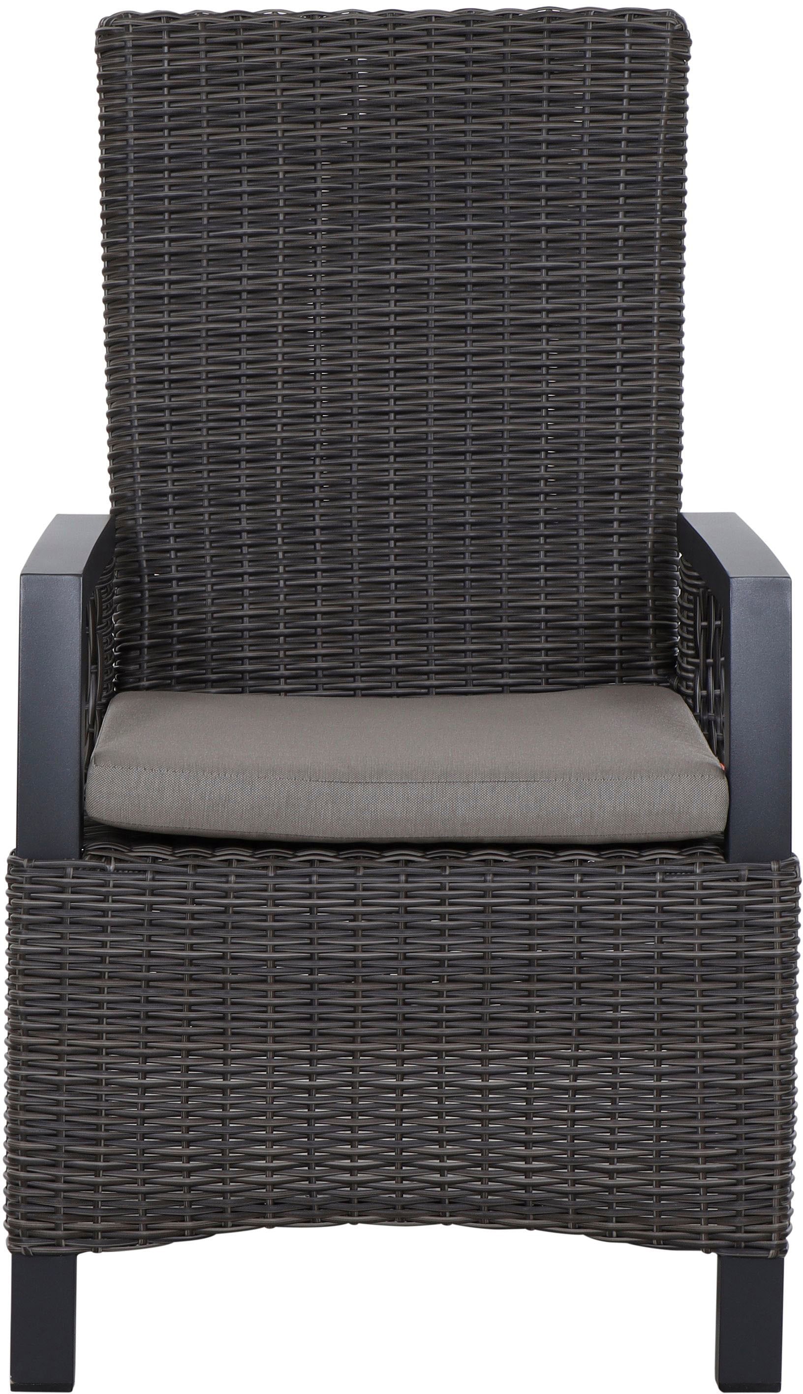 Siena Garden Garten-Essgruppe »Corido«, (Set, 13 tlg.), bestehend aus 6 Sesseln, 6 Kissen und 1 Tisch