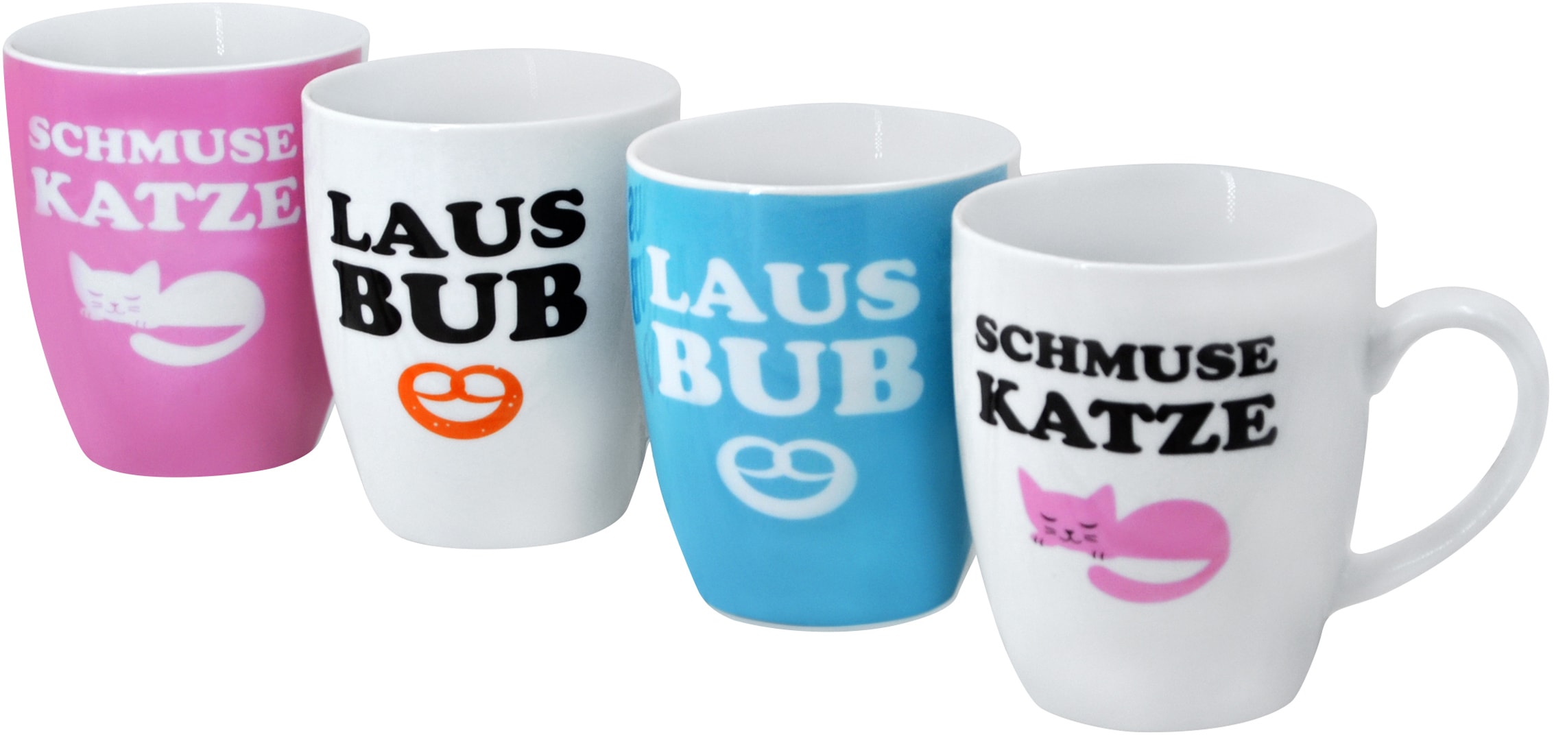 online & tlg.), kaufen »Schmusekatze 4-teilig 4 Becher Lausbub«, Arzberg (Set, Retsch