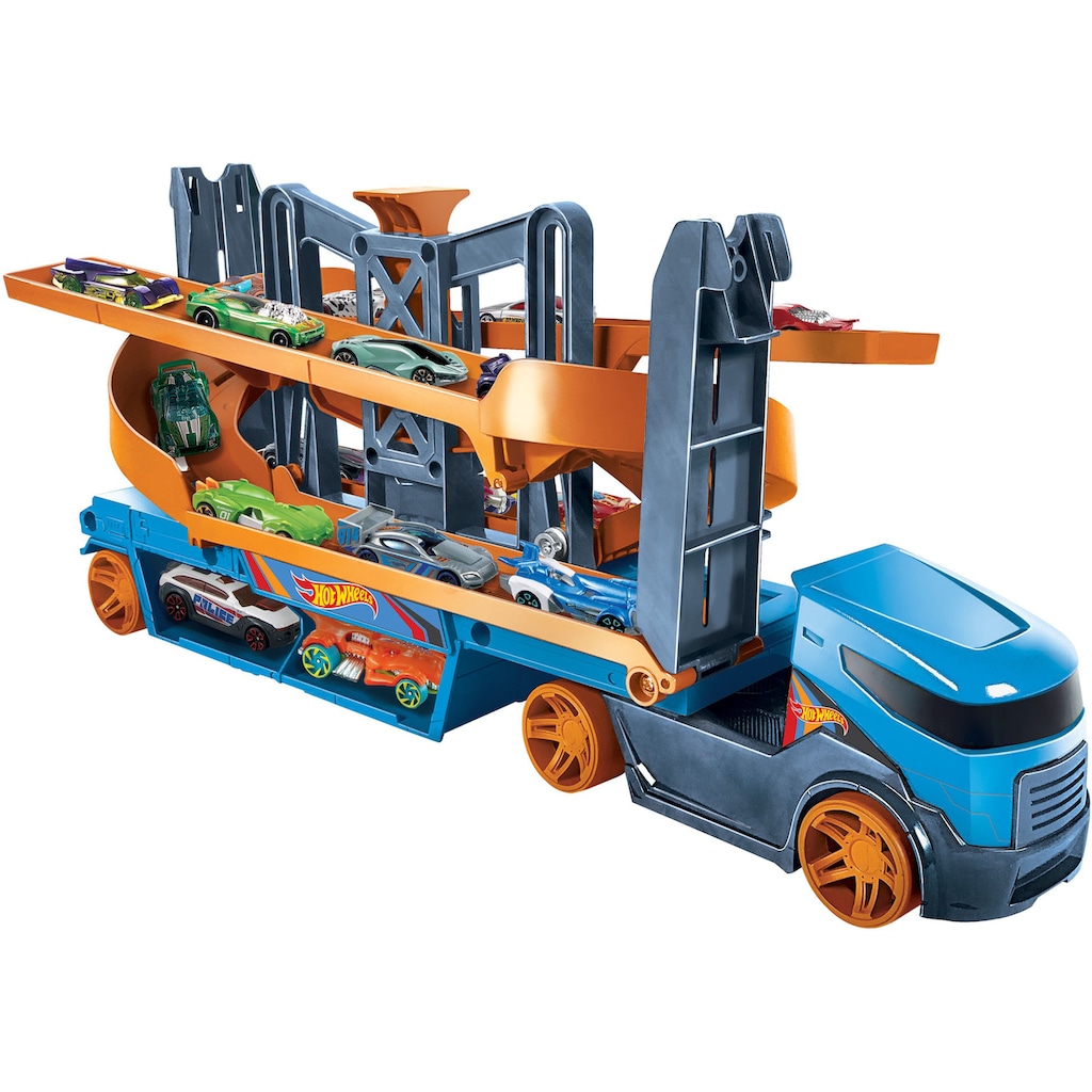 Hot Wheels Spielzeug-Transporter »Mega Action Transporter«