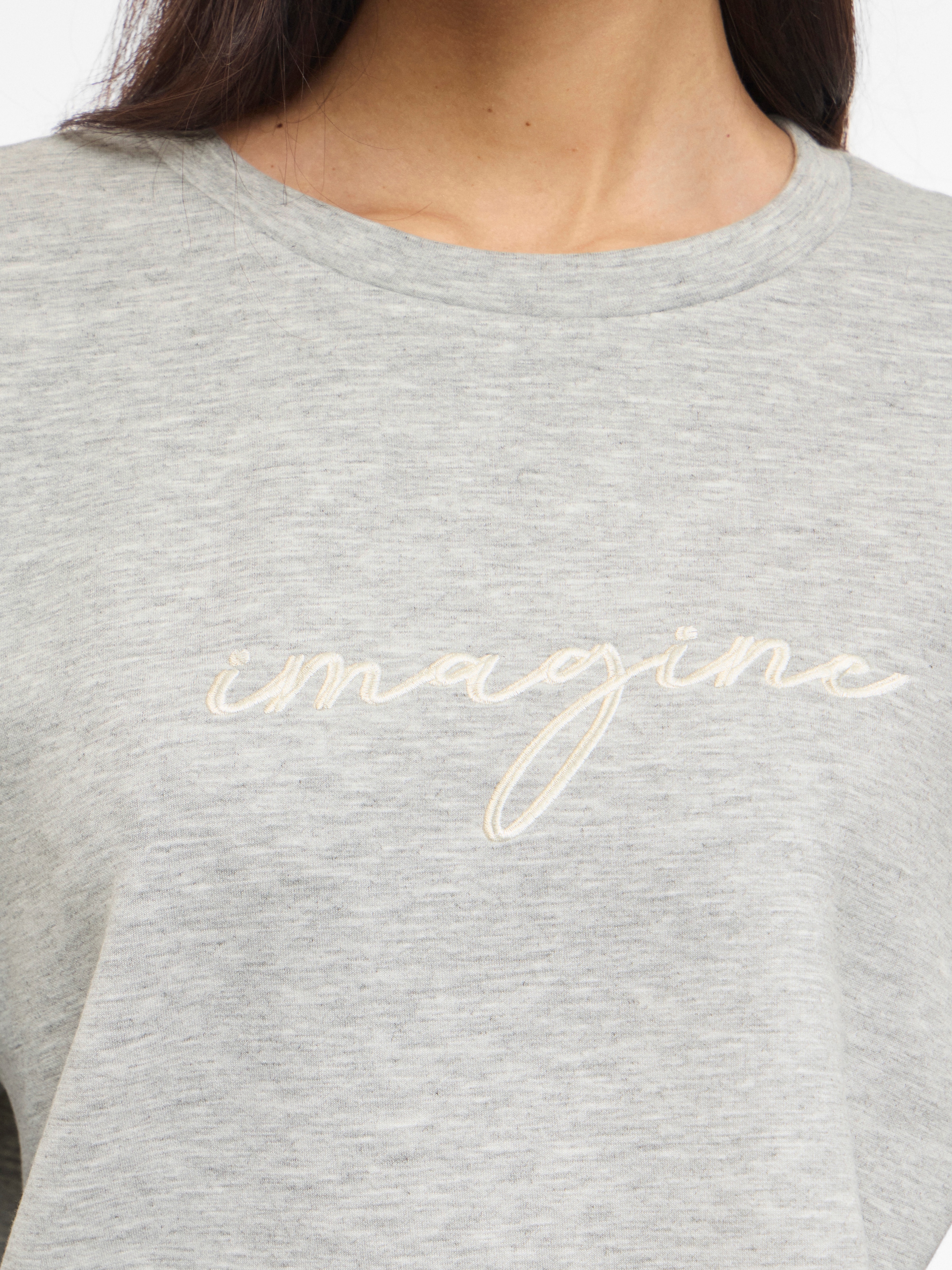 Vila Sweater »VISIFFI IMAGINE O-NECK L/S TOP/PB«
