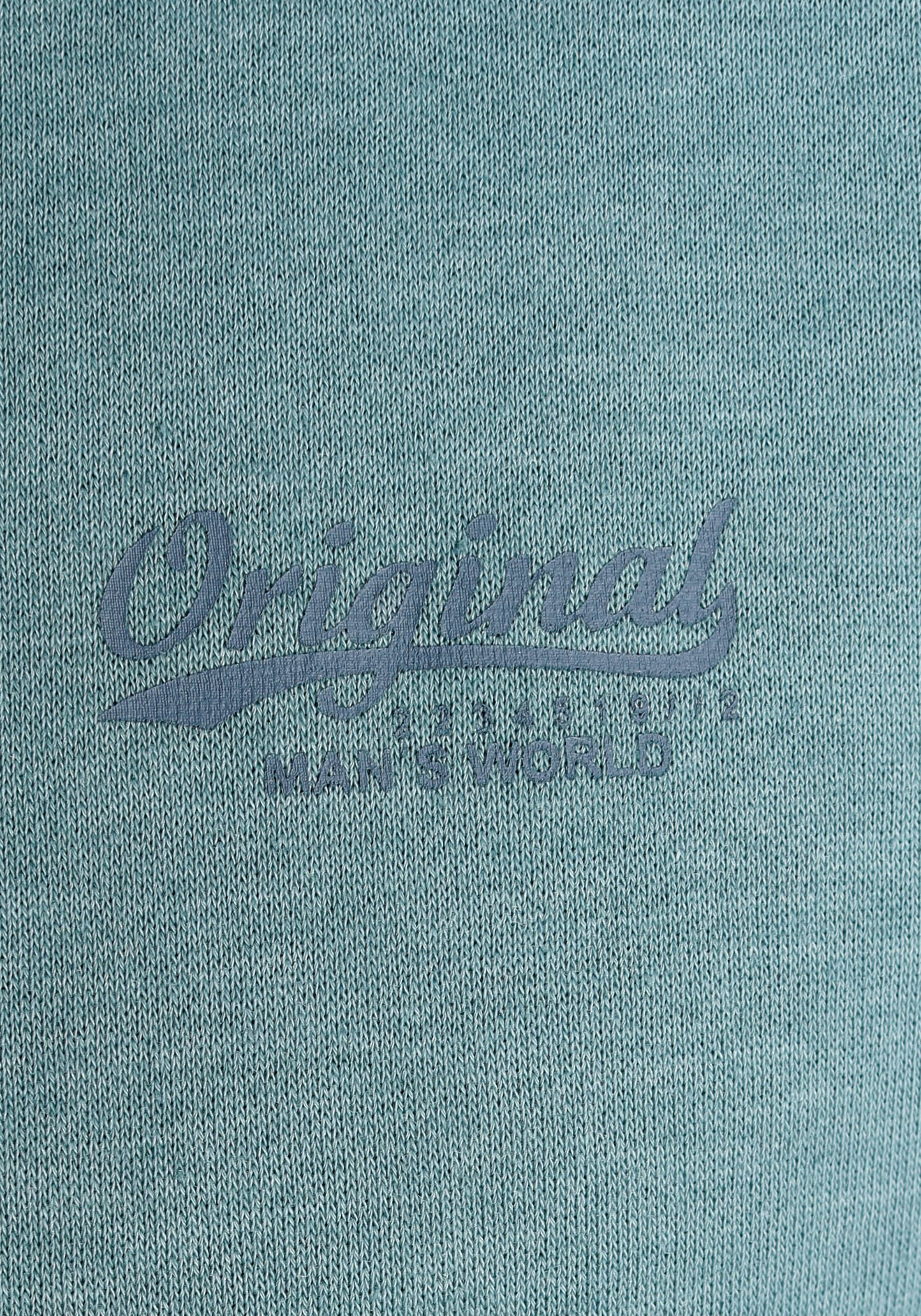 Man's World Sweatshirt, Langarm, Basic-Stil, unifarben, Rundhalsausschnitt