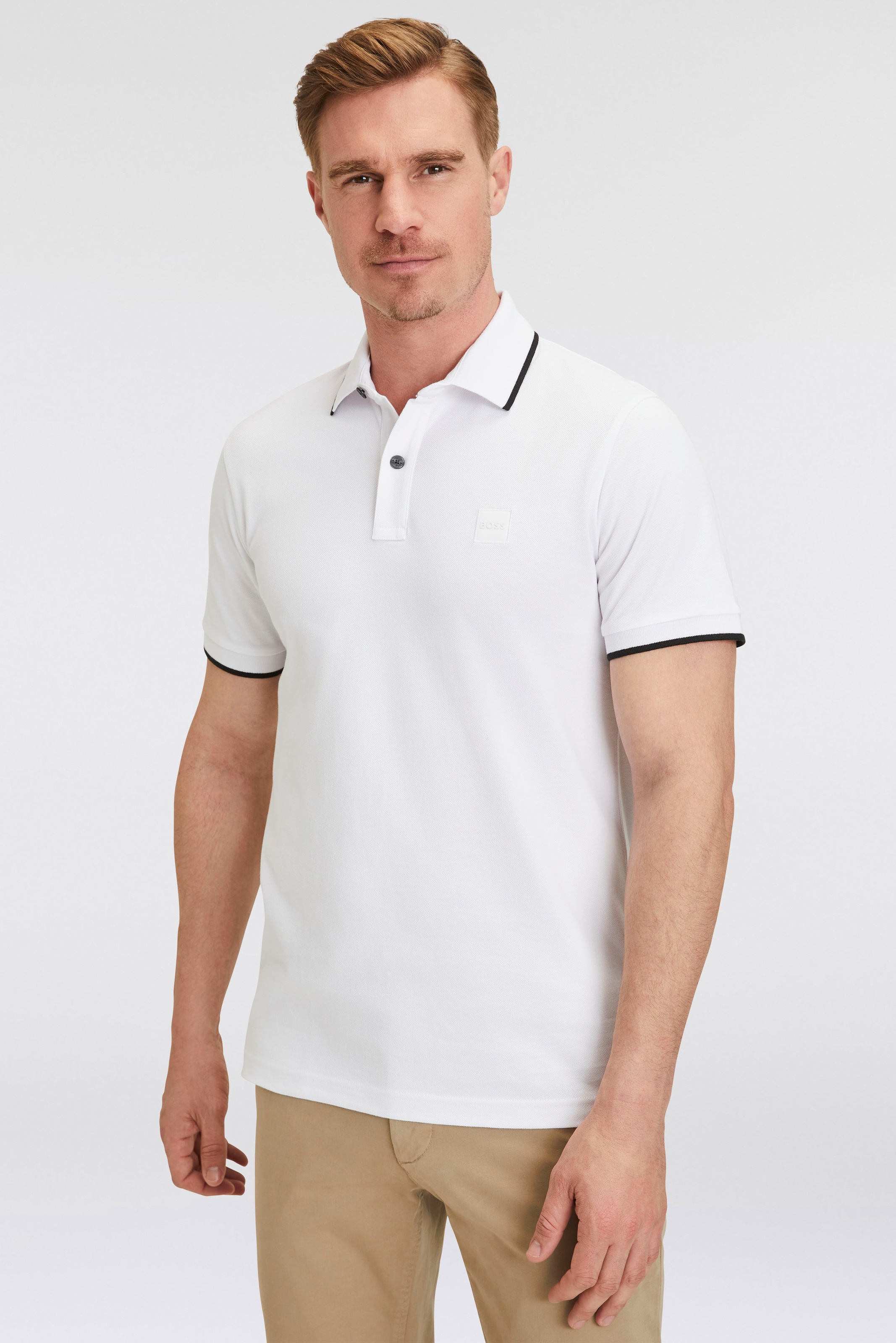 BOSS ORANGE Poloshirt »Passertip«, mit BOSS Logo-Badge