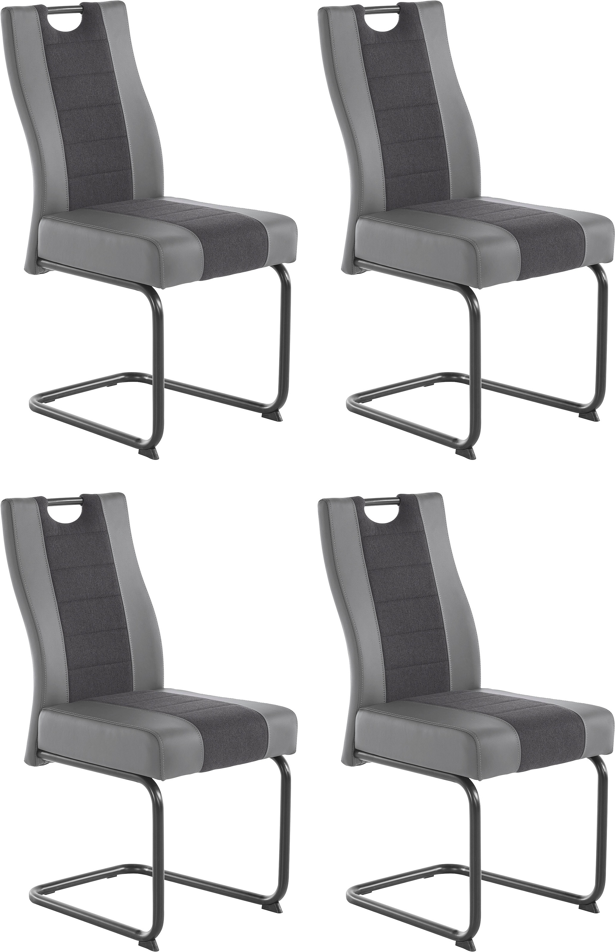 HELA Esszimmerstuhl »Erika S« (Set) 4 Stk. Kunstleder   Webstoff 2 oder 4 S günstig online kaufen