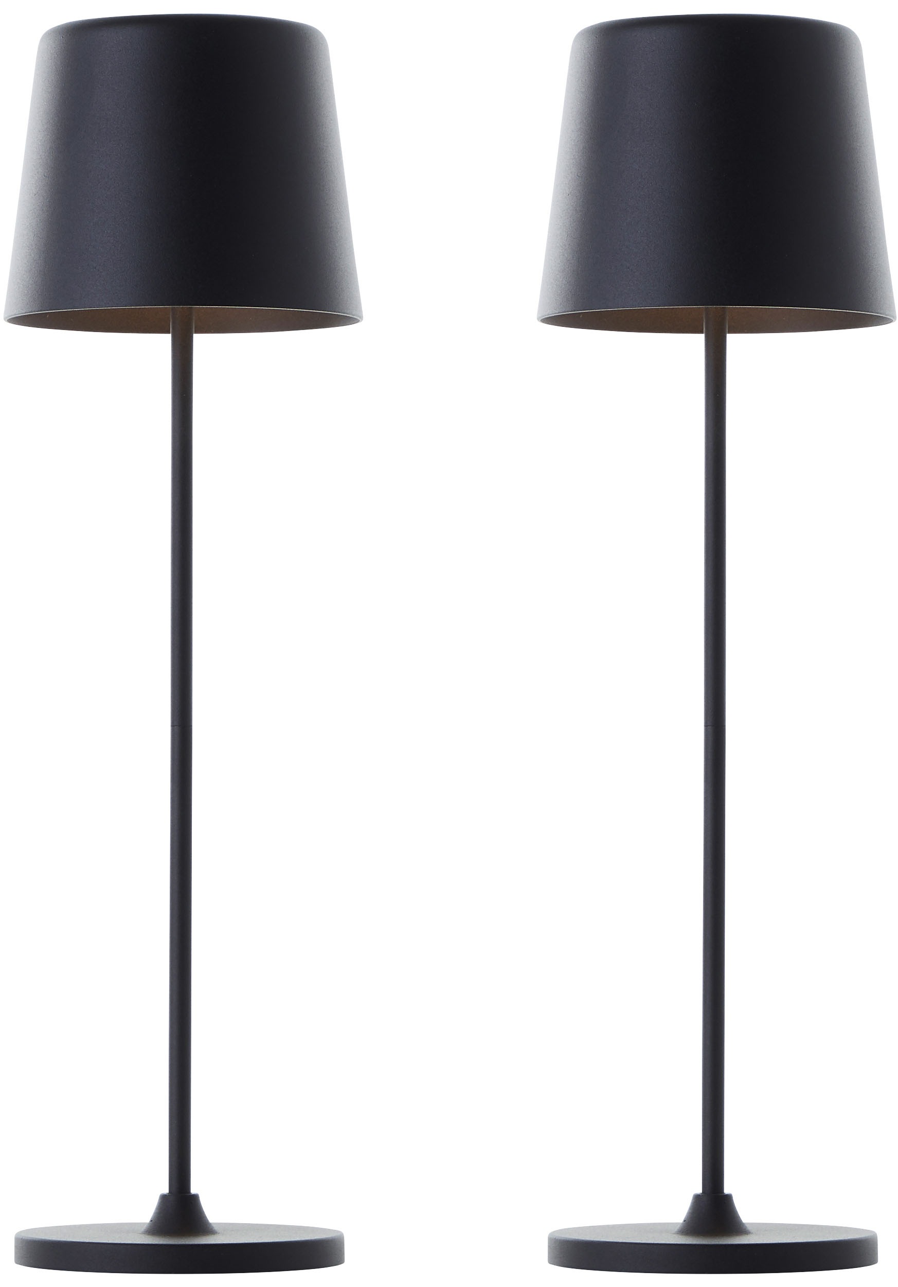 Brilliant LED Tischleuchte »Kaami - mobile LED Außen Tischlampe 2er-Set«, 3 günstig online kaufen