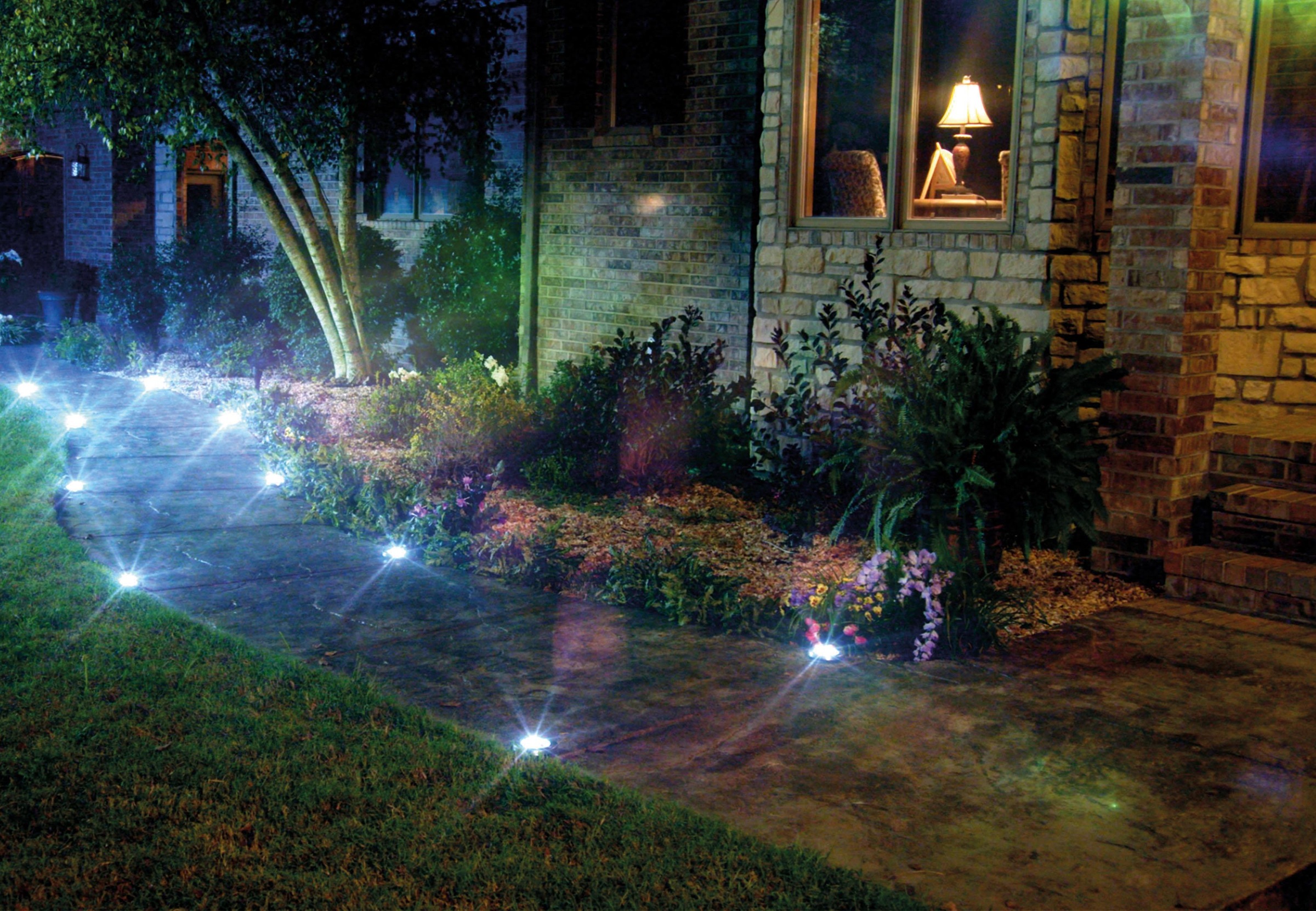 MediaShop LED Gartenleuchte »DISK LIGHTS«, Leuchtmittel LED-Board | LED fest integriert, Set mit 8 Stück
