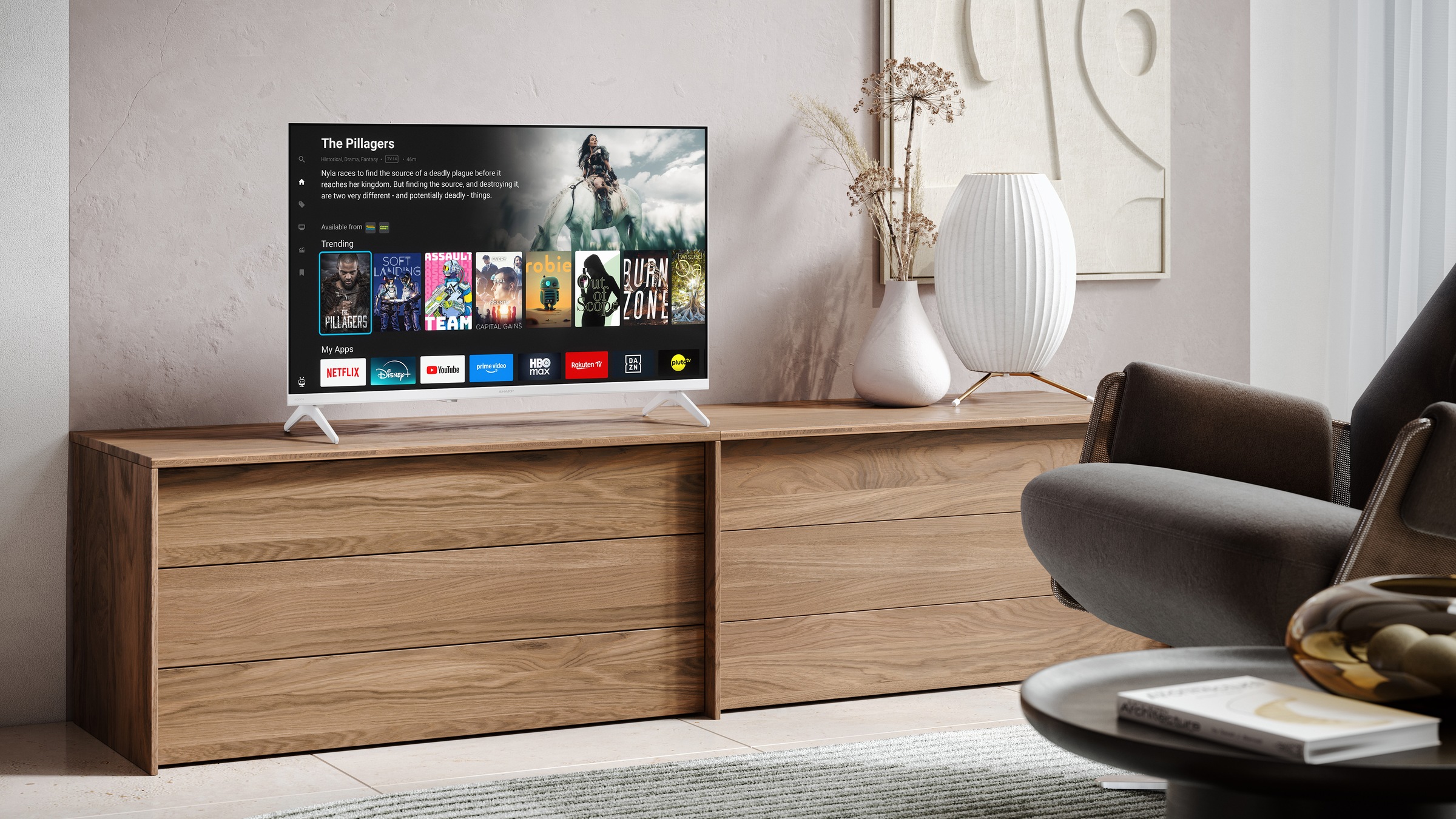 Sharp LED-Fernseher »1T-C32HEx« 80 cm/32 ″ HD ready Smart-TV